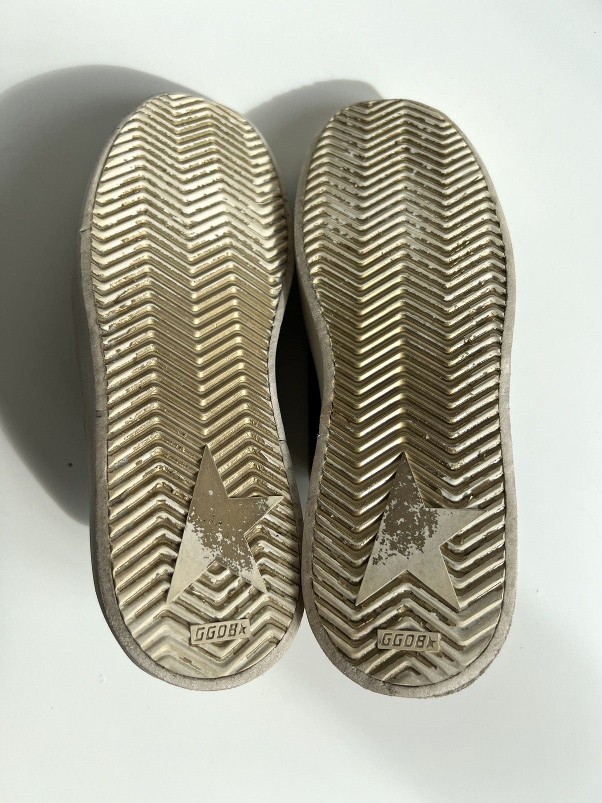 Golden Goose Golden Goose Stardan Black Leather/Mesh Gold Sneakers Size US 8 / IT 38 - 21 Thumbnail