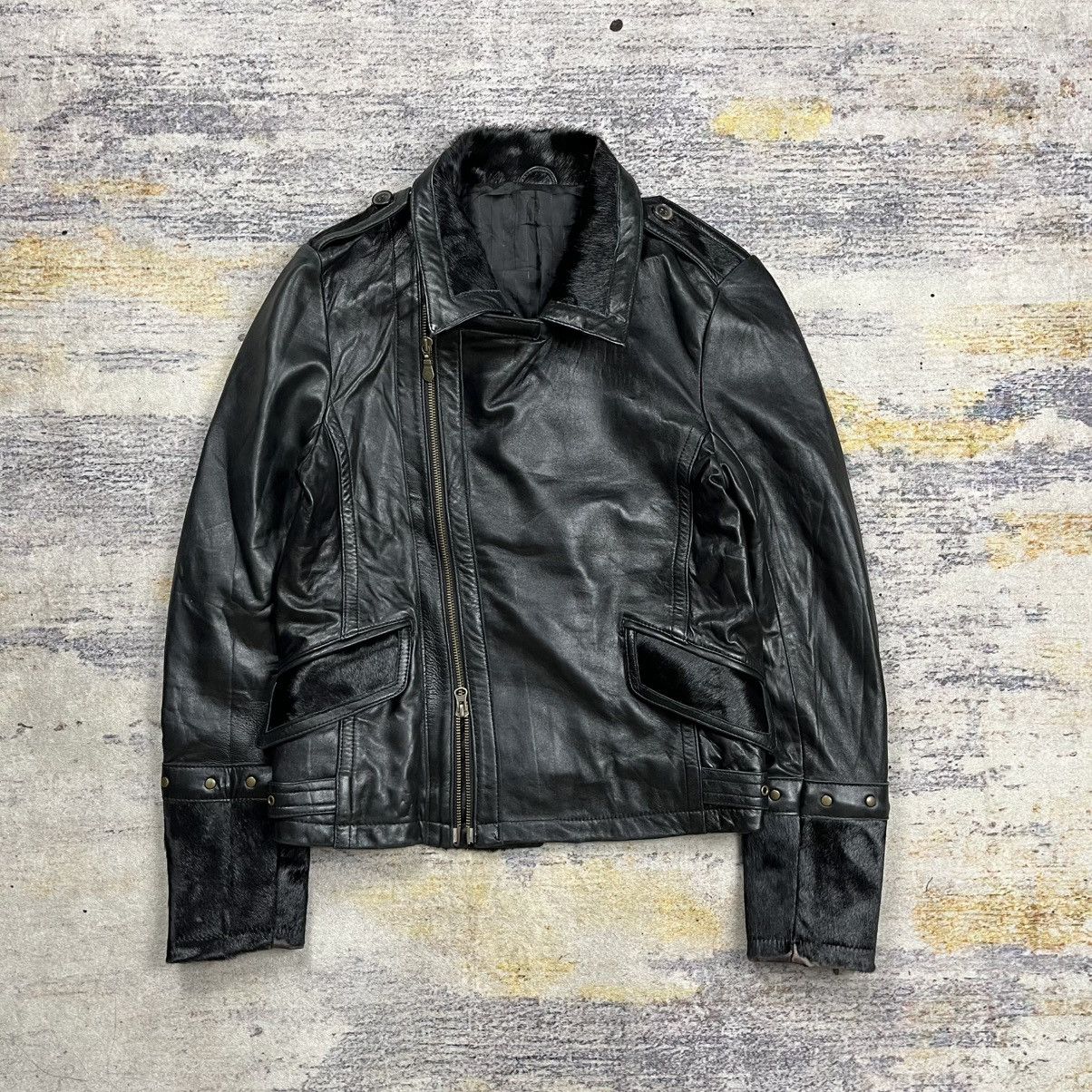 Tornado Mart Rare Tornado mart double rider pony hair leather jacket Size US M / EU 48-50 / 2 - 4 Thumbnail