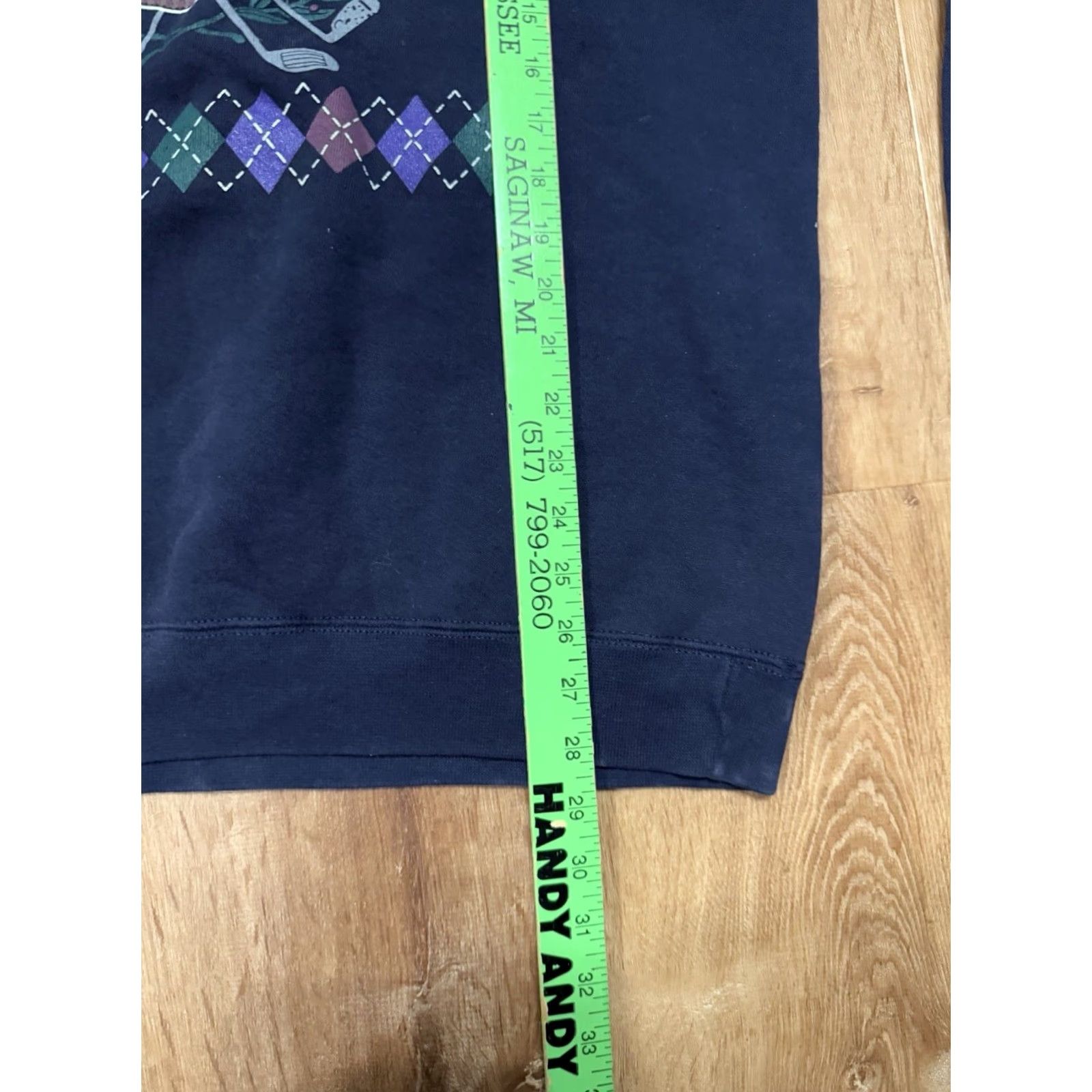 Vintage VINTAGE Golf World Championships Crewneck Sweatshirt Mens Large USA Made Navy Solid Graphic Print Size US L / EU 52-54 / 3 - 7 Thumbnail