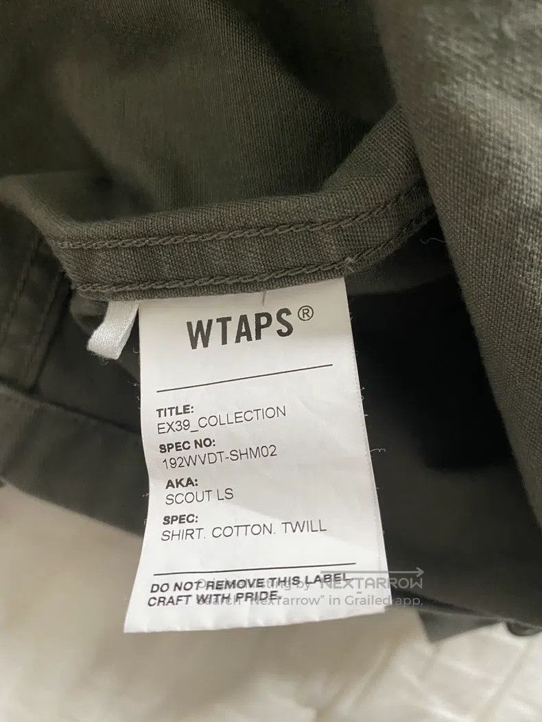 Wtaps Wtaps Round collar two pocket shirt Size US L / EU 52-54 / 3 - 4 Thumbnail