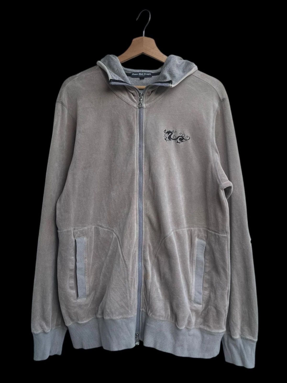Hysteric Glamour Dance to Dragon Kyoto Japan Skull Velour Hoodie Size US L / EU 52-54 / 3 - 4 Thumbnail