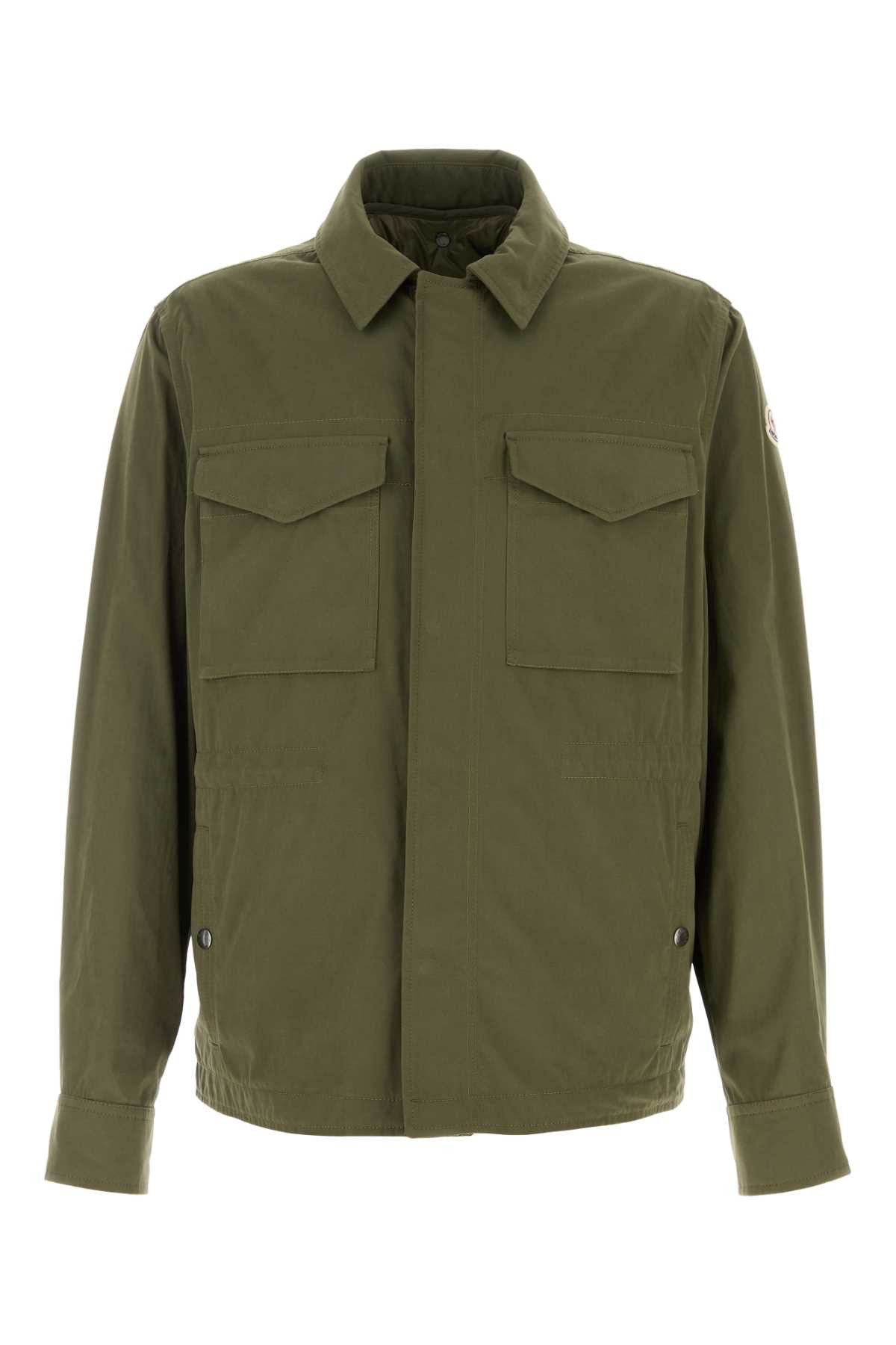 Moncler Army Green Polyester Blend Raquille Jacket Size US XL / EU 56 / 4 - 1 Thumbnail