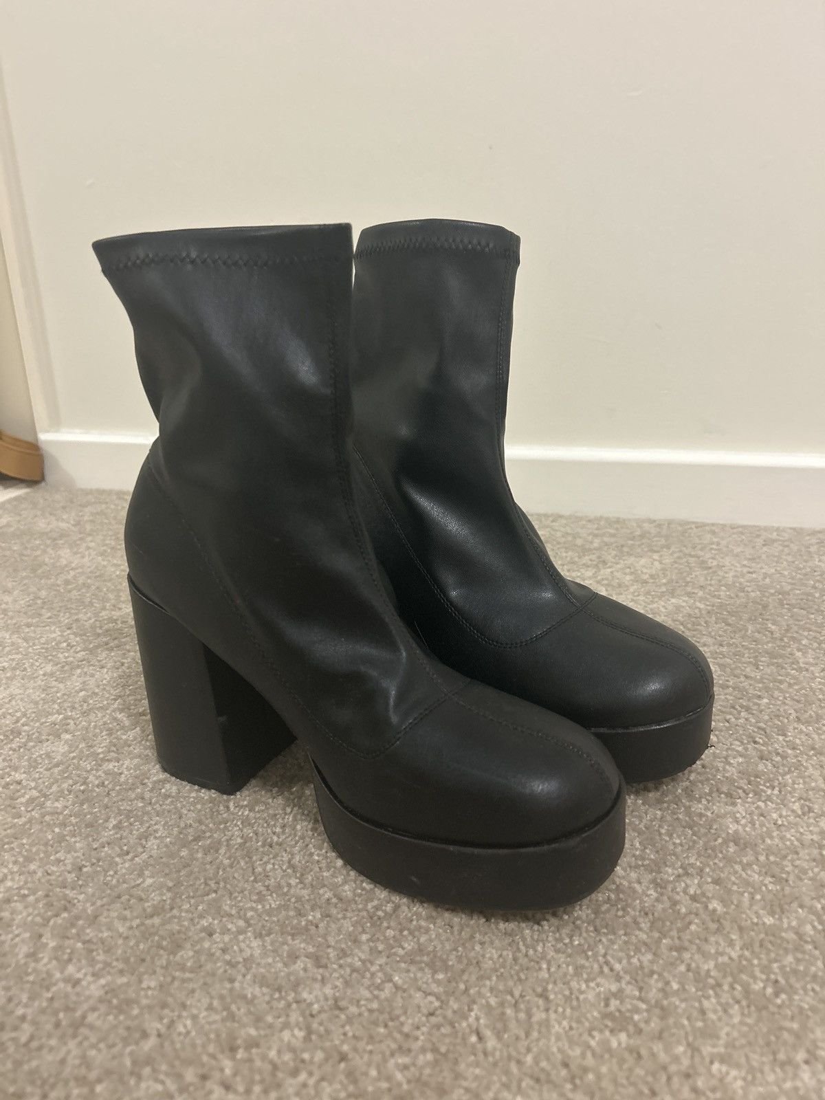 Other Wildfire Black Boots Size US 8 / IT 38 - 1 Thumbnail