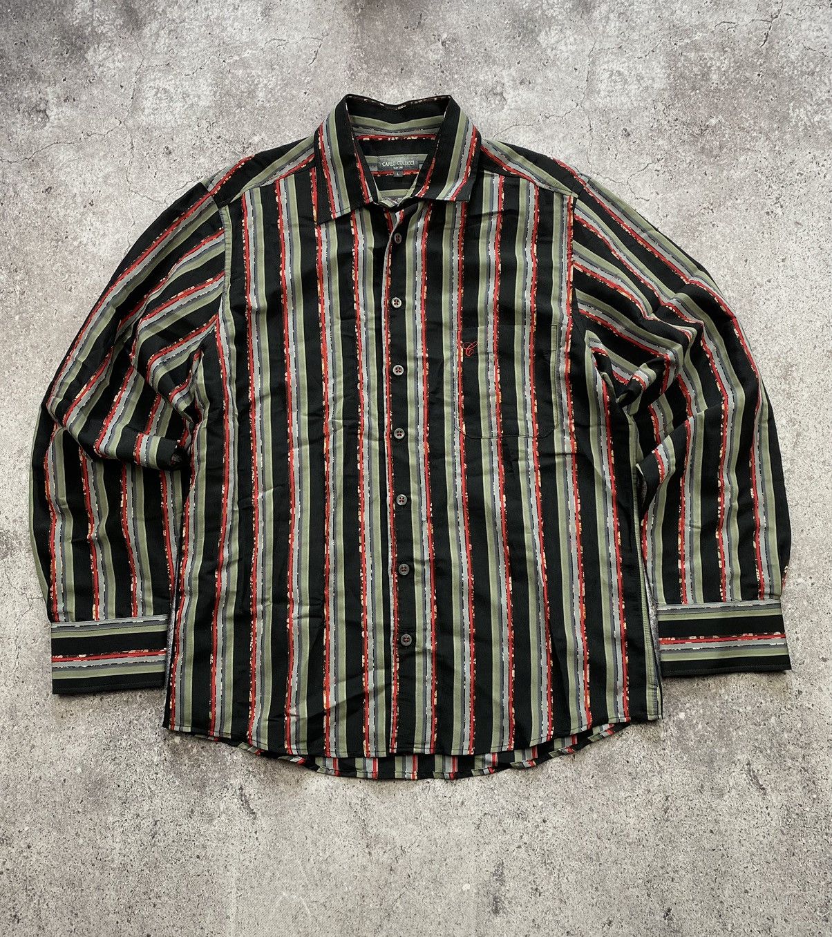 Carlo Colucci × Vintage Havaii Vintage Carlo Colucci Overprinted Shirt Japan Y2K Size US L / EU 52-54 / 3 - 1 Thumbnail