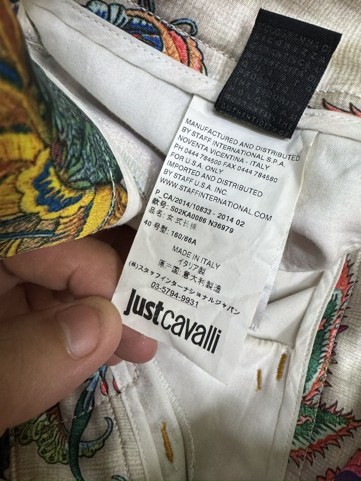 Just Cavalli Just Cavalli 2000s Abstract Floral Print Archive Pants Size US 26 / EU 42 - 13 Thumbnail