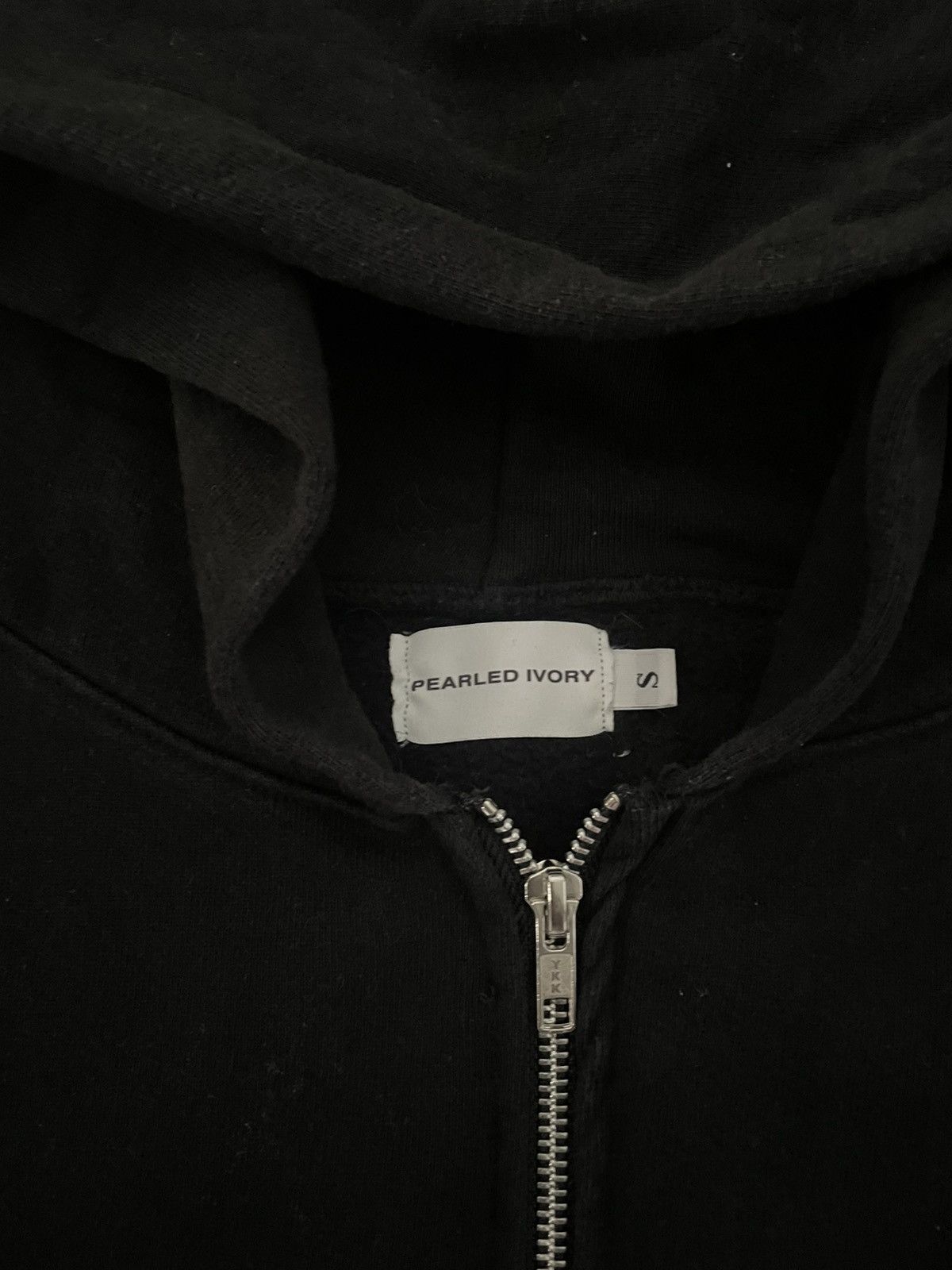 Pearled Ivory Pearled Ivory Cropped Hoodie Size US S / EU 44-46 / 1 - 4 Thumbnail