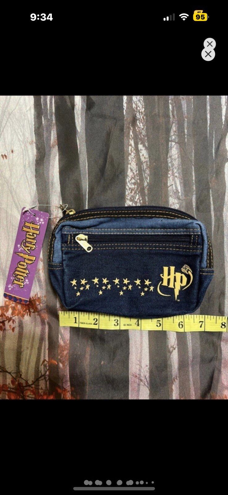 Vintage ***FINAL DROP***RARE 2001 HARRY POTTER LINED MINI WALLET O/S Size ONE SIZE - 1 Thumbnail