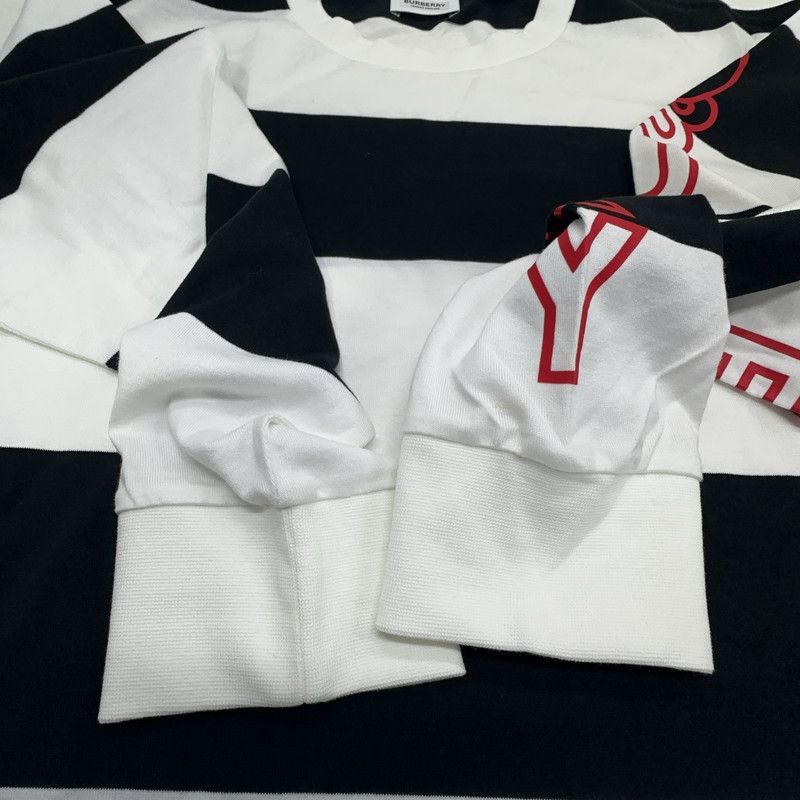 Burberry Burberry Striped Black and White Long Sleeve T-Shirt 0079 Size US S / EU 44-46 / 1 - 1 Thumbnail