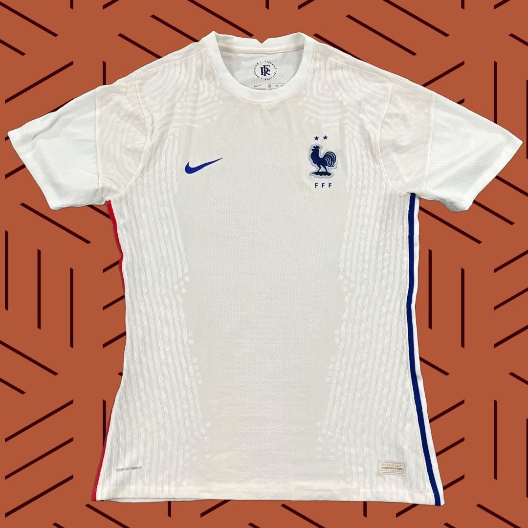 VINTAGE NIKE Shirt Mens XL White Vaporknit FFF France National Team 2020 Away