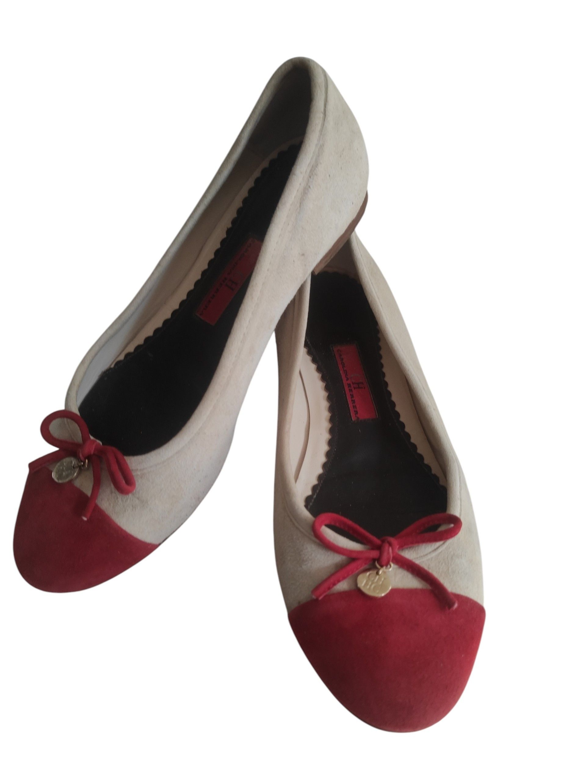 Carolina Herrera Carolina Herrera Ballerina Flat Shoe Suede Leather Ballet Size US 5 / IT 35 - 3 Thumbnail