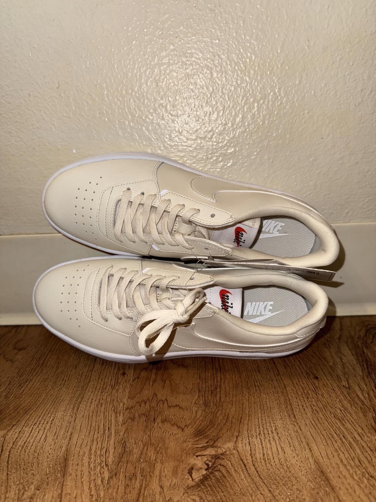 Nike Nike Court Blanc Beige White Size US 7 / IT 37 - 4 Thumbnail
