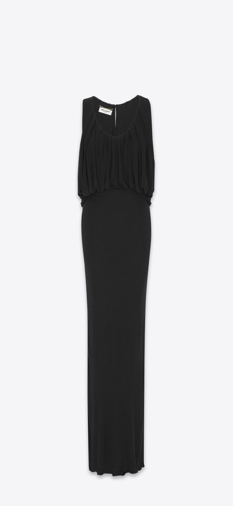 Saint Laurent Paris Saint Laurent Long Dress with draped top/open back Size M / US 6-8 / IT 42-44 - 1 Thumbnail