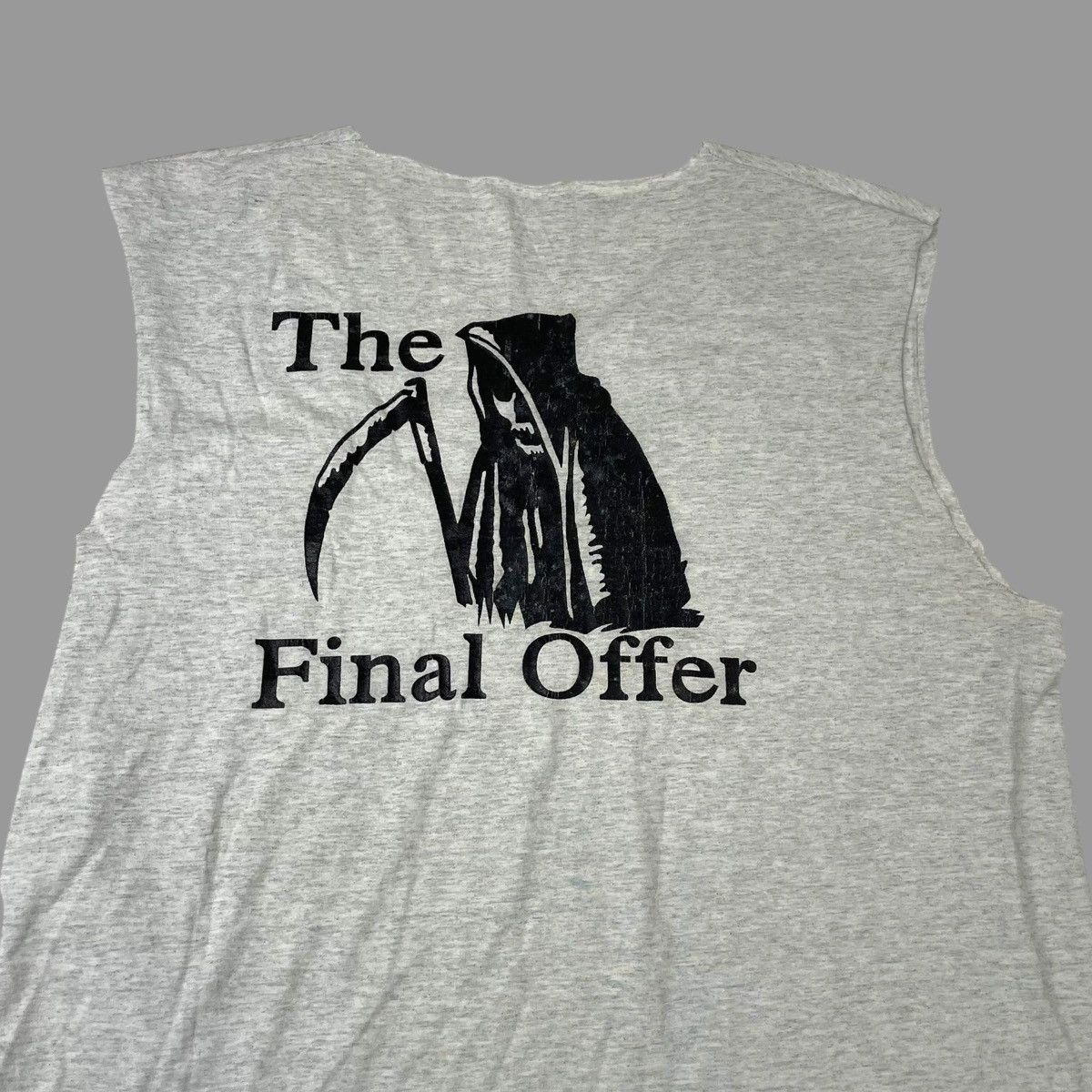 Vintage Vintage 90s grim reaper t shirt Size US XL / EU 56 / 4 - 4 Thumbnail