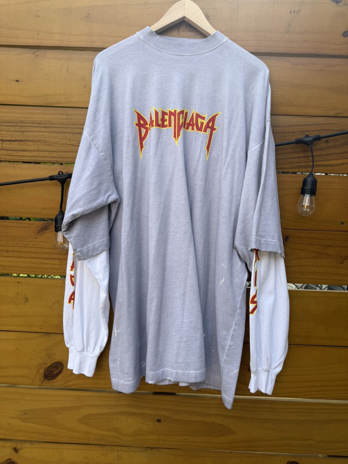 Balenciaga Metal Long Sleeve | Grailed