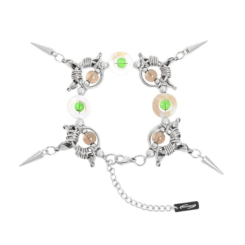 Jewelry Hip-hop Bracelet Y2K Punk Chain Gotch Bracelets Chains Size ONE SIZE - 5 Thumbnail