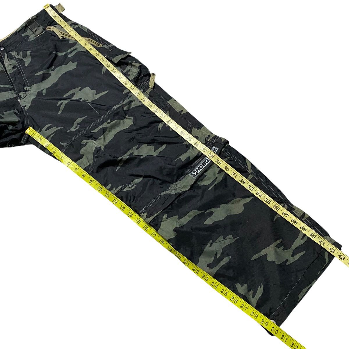 Vintage Vintage Y2K HOBO DENIM Nylon Camo Cargo Track Pants Size US 34 / EU 50 - 16 Thumbnail