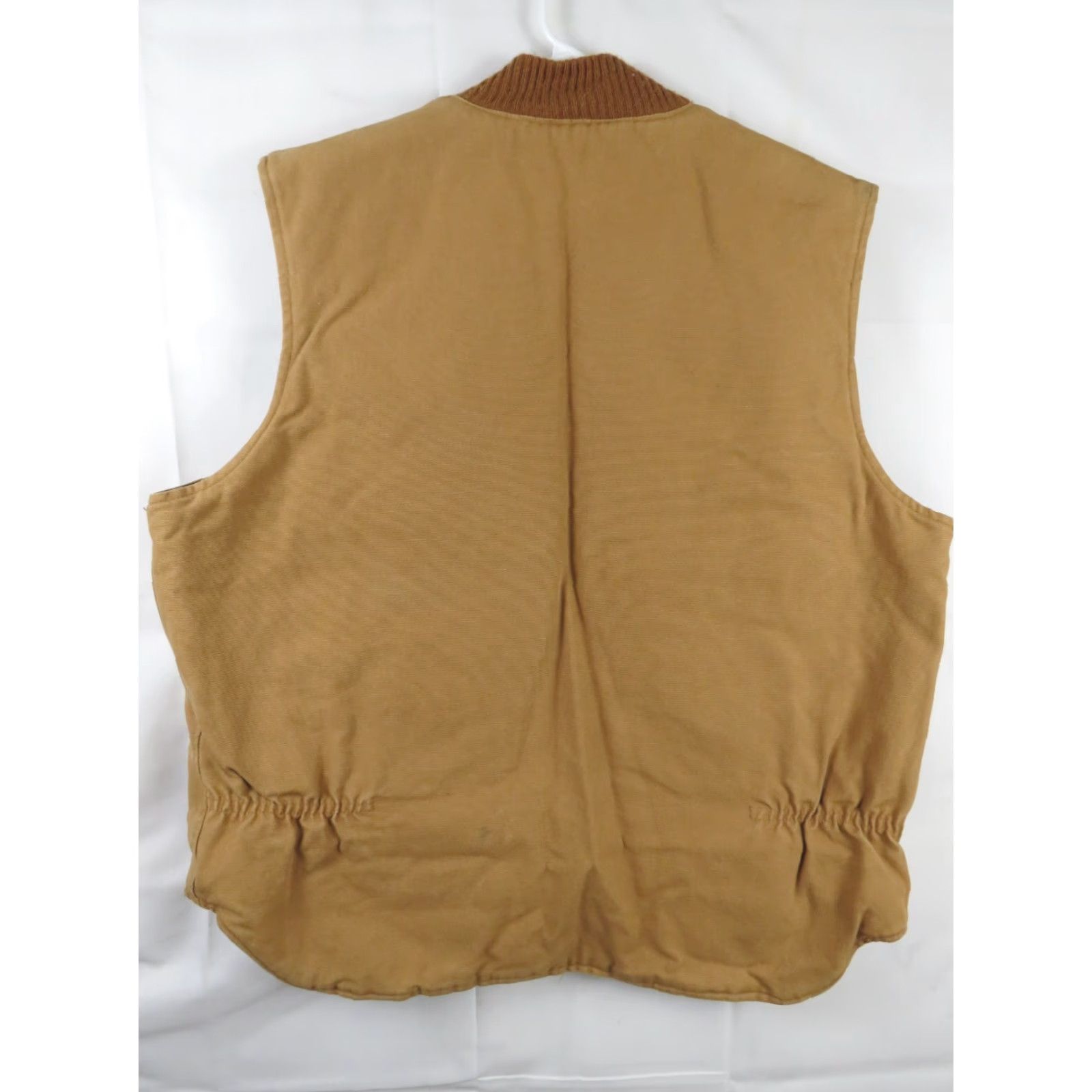 Vintage VINTAGE Work-N-Sport Vest Brown Canvas L Reg 42-44 Full Zip Lined 1970s Outdoor Mens Size US L / EU 52-54 / 3 - 6 Thumbnail