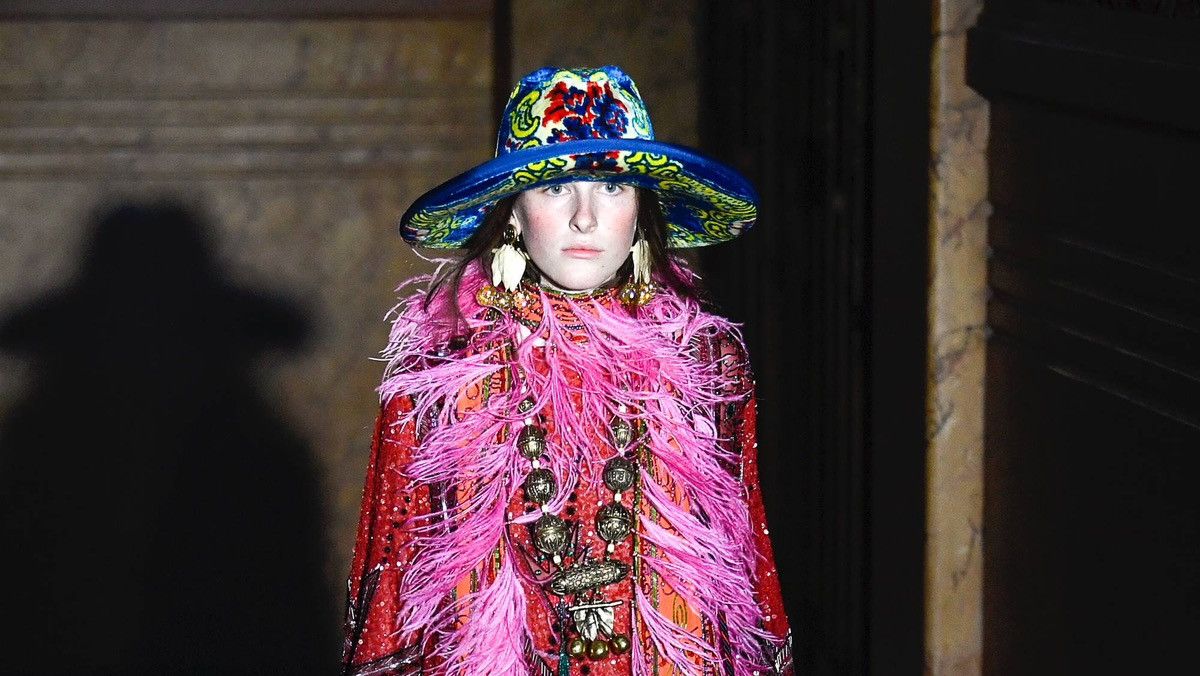 Gucci Gucci runway rare printed hat Size ONE SIZE - 1 Thumbnail