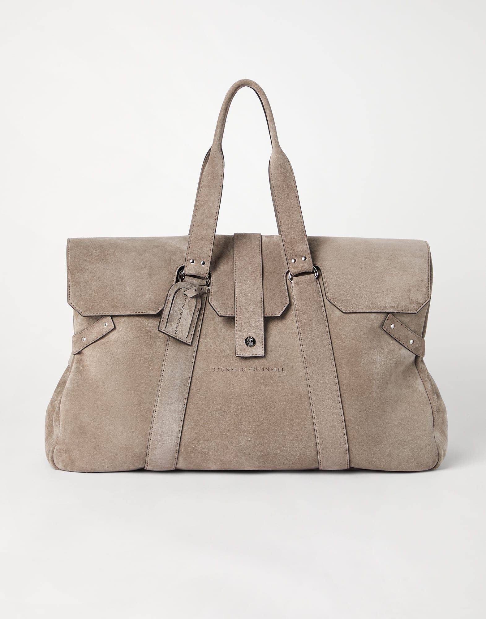 Brunello Cucinelli o1w1db11025 Size: OS/ Travel Bag in Dark Grey Size ONE SIZE - 1 Thumbnail