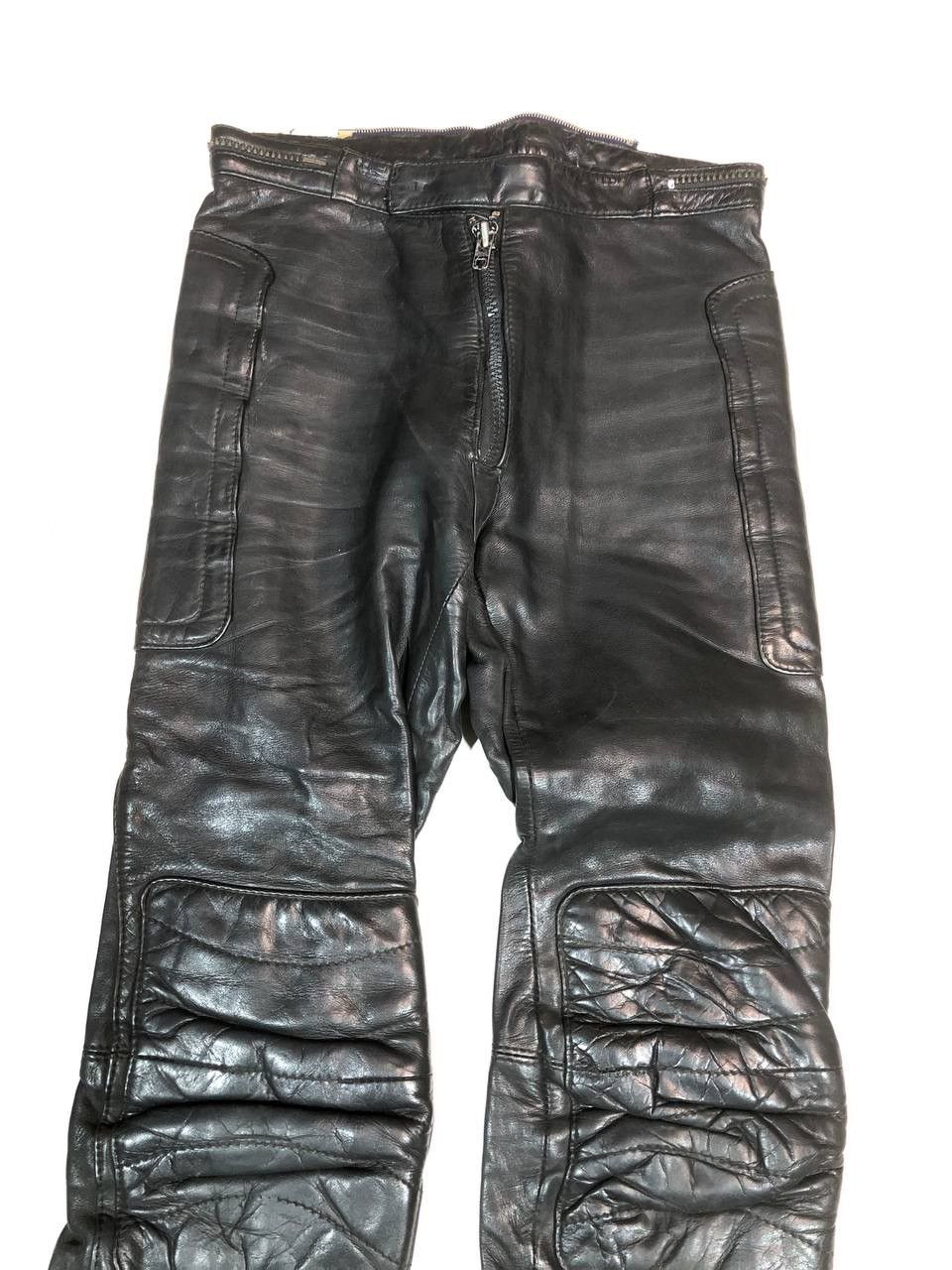 Vintage Vintage Rare Moto Racing Leather Pants Size US 29 - 2 Thumbnail