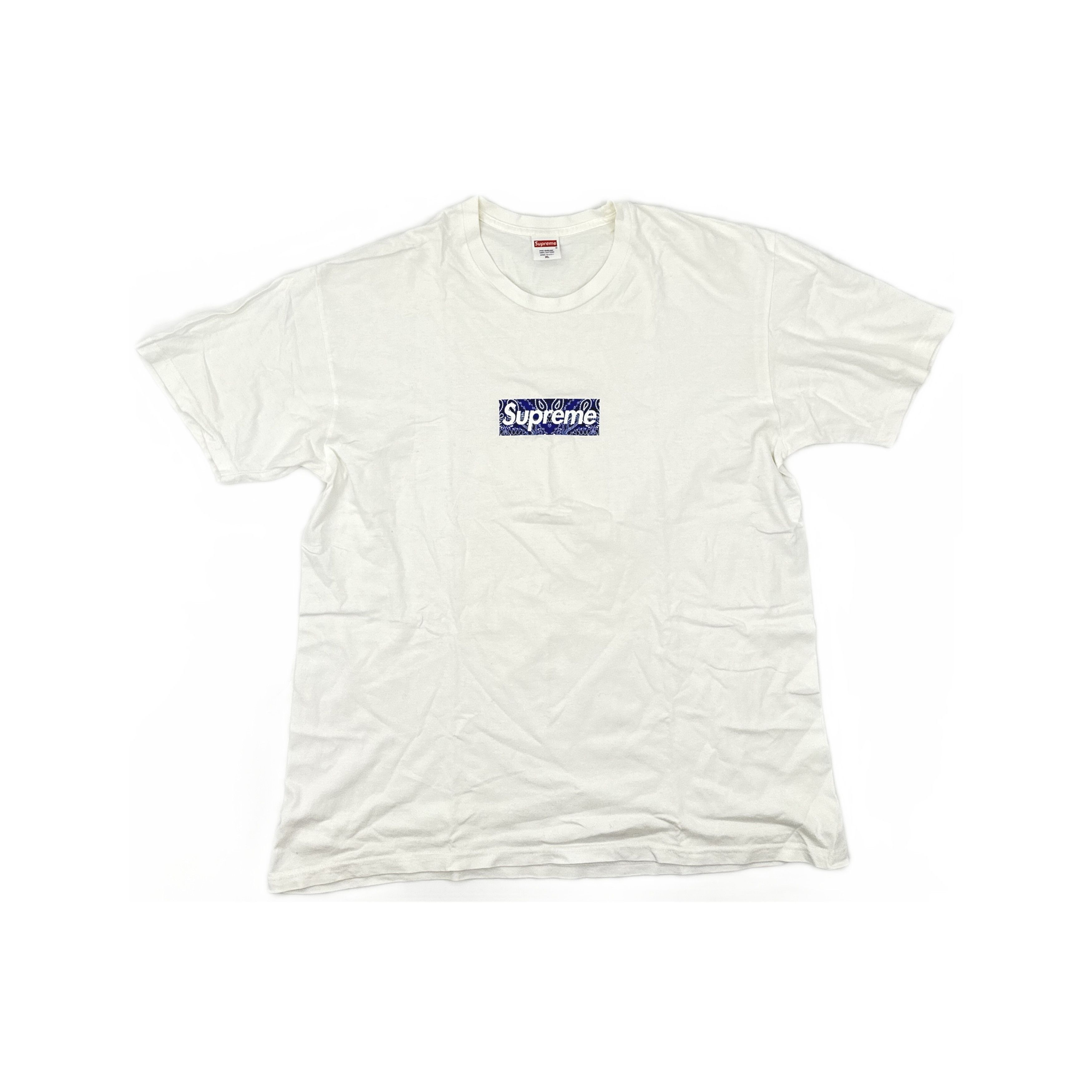 Supreme XL Supreme Dean Blunt Tee white photo 2025 box logo black