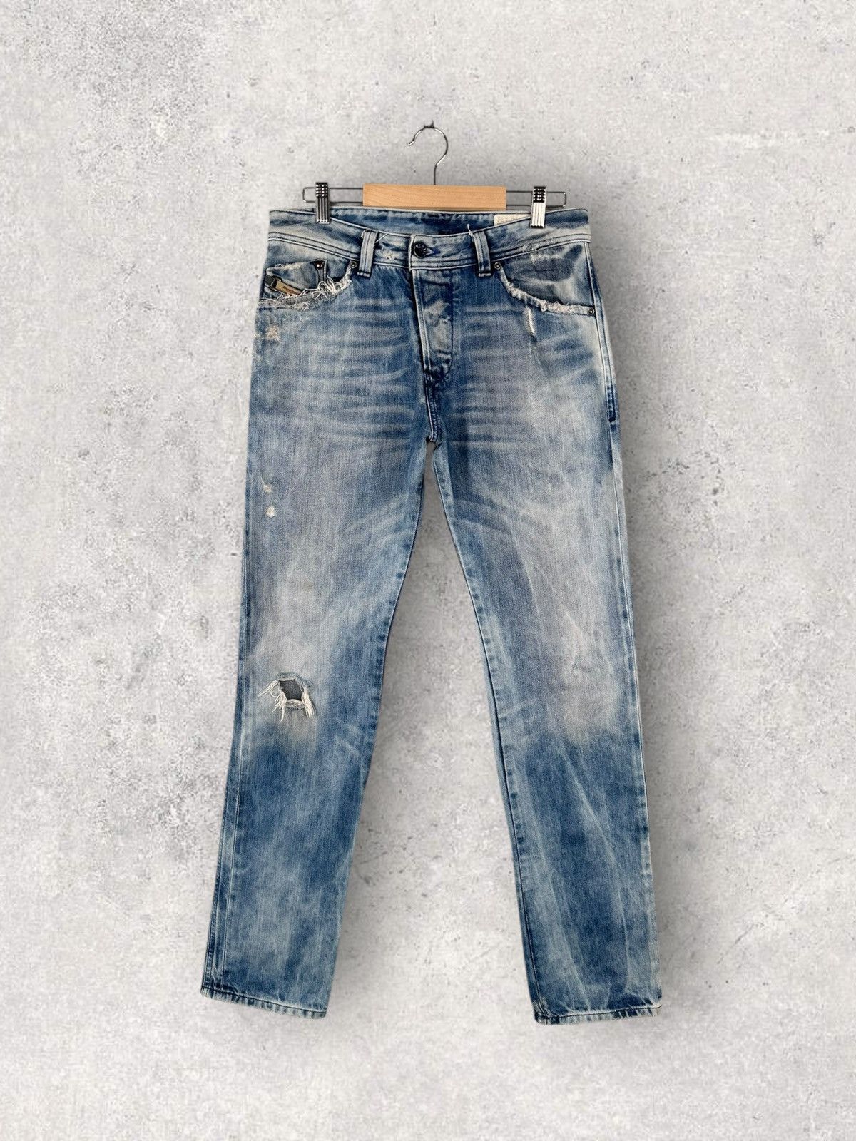 Diesel Diesel Darron Distressed Avant Garde Jeans Size US 30 / EU 46 - 1 Thumbnail