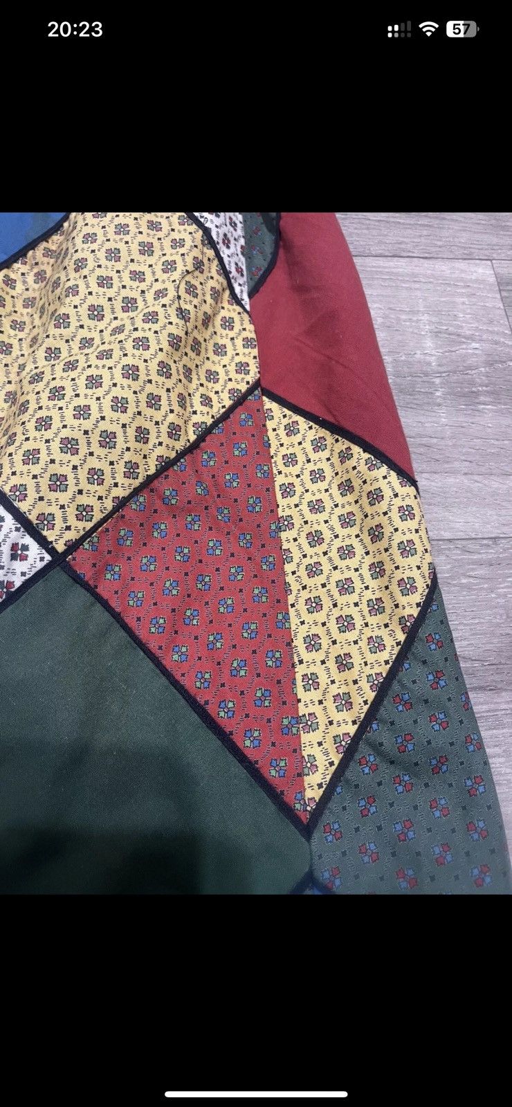 Vintage Souleiado Vintage 70s French Patchwork Maxi Skirt size S Size 24" / US 00 / IT 34 - 9 Thumbnail