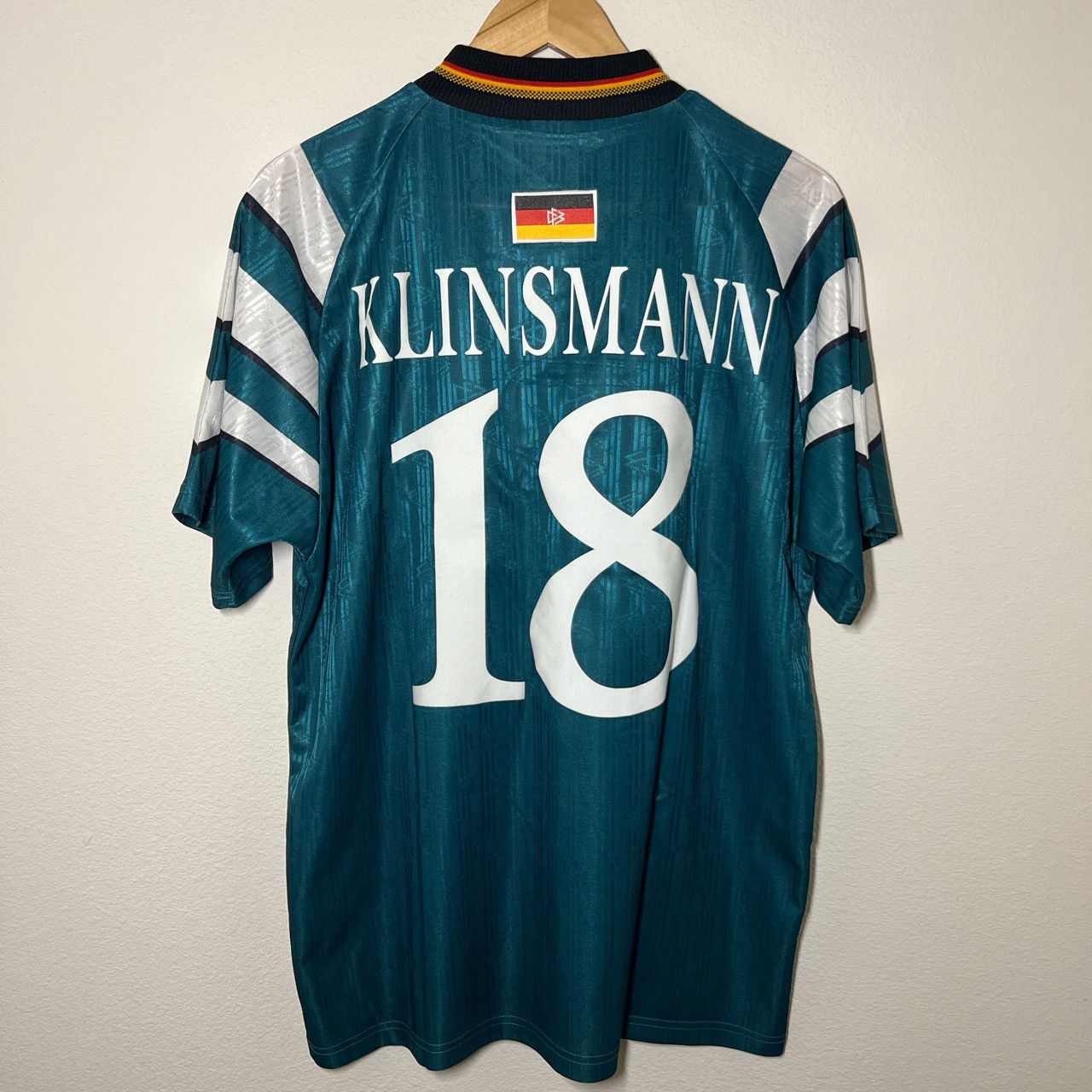 Adidas Germany Jurgen Klinsmann 1996 Away Jersey | Grailed
