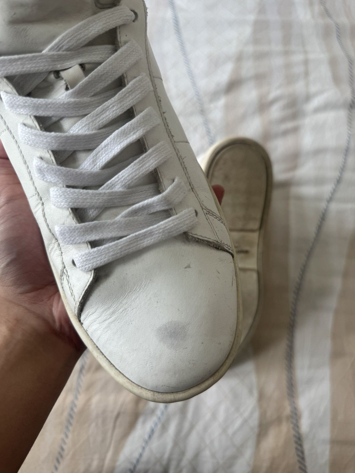 Saint Laurent Paris Saint laurent paris SL/01H White High Tops Size US 6.5 / EU 39-40 - 10 Thumbnail