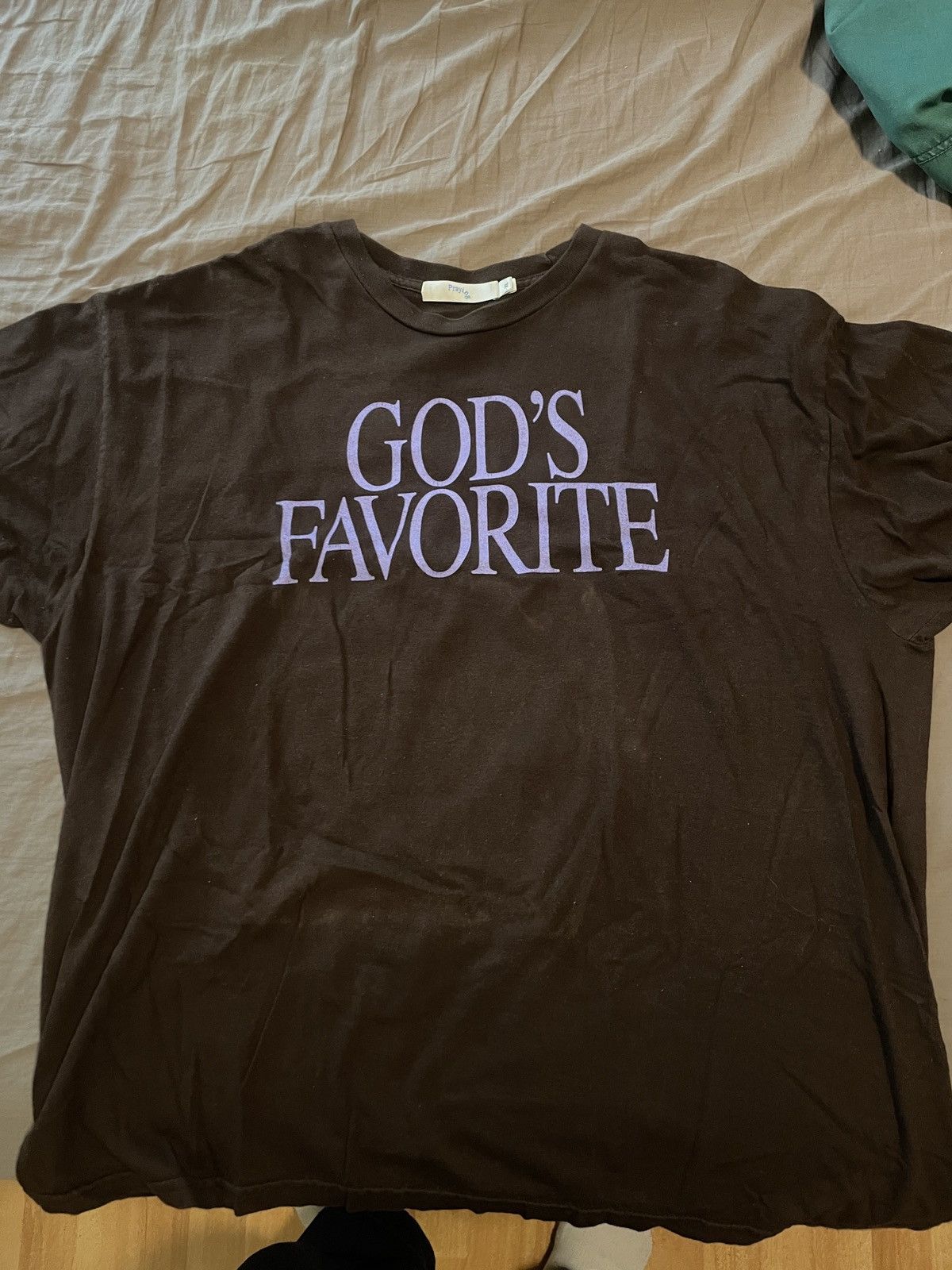 【関税込み】Praying ブラウン 'God's Favorite' 迷彩 Tシャツ God's Favorite Crop Tee Brown – Praying