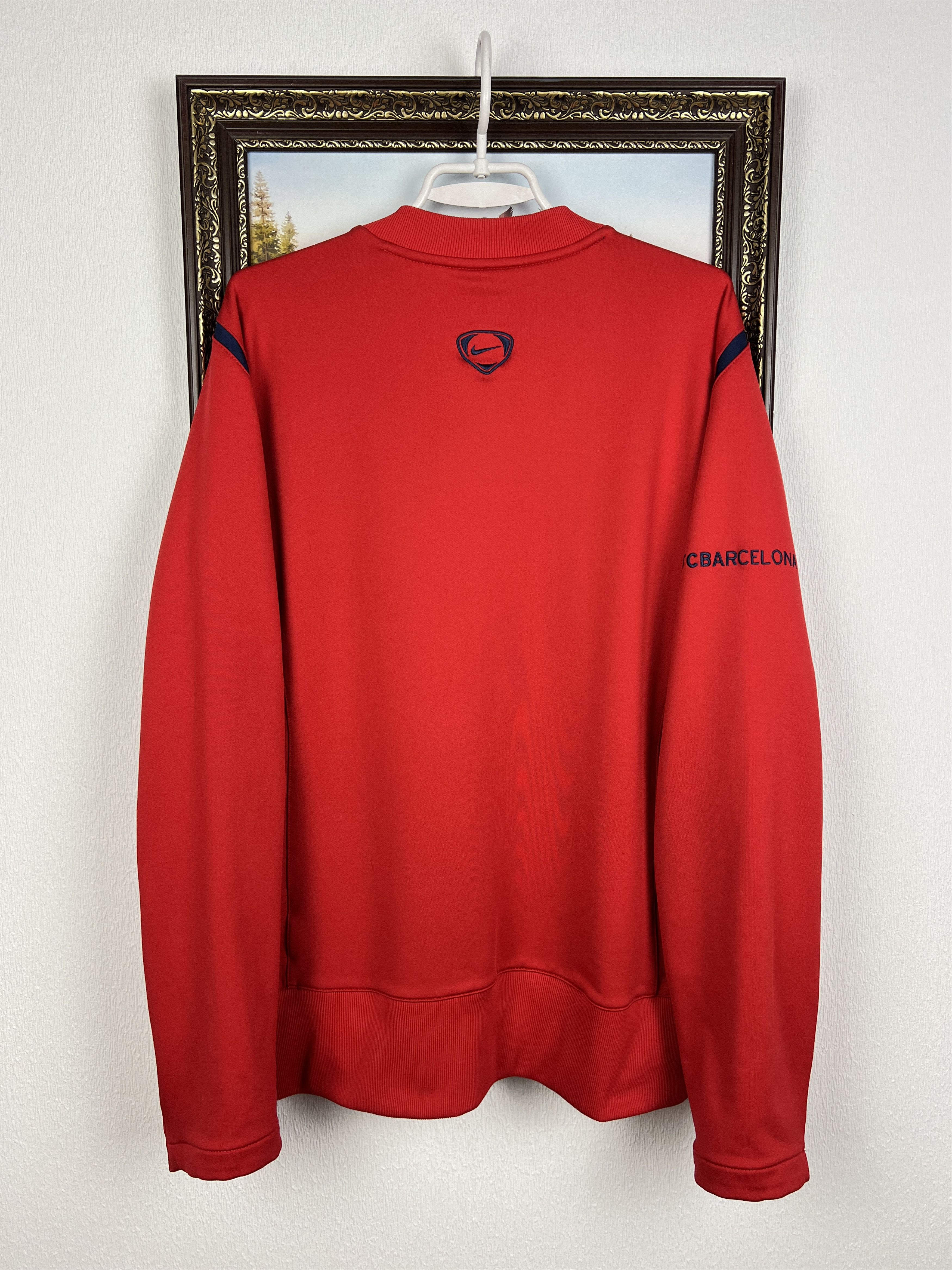 Nike Vintage Barcelona Football Sweatshirt Soccer Train Track Top Size US L / EU 52-54 / 3 - 10 Thumbnail