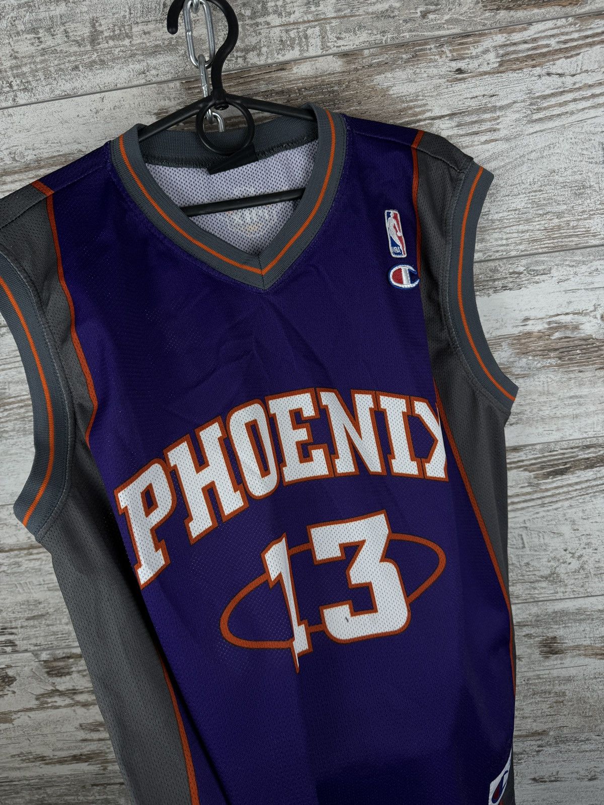 Champion × NBA × Vintage Mens Vintage Adidas NBA Phoenix Steve Nash 13 jersey tee Y2K Size US L / EU 52-54 / 3 - 5 Thumbnail