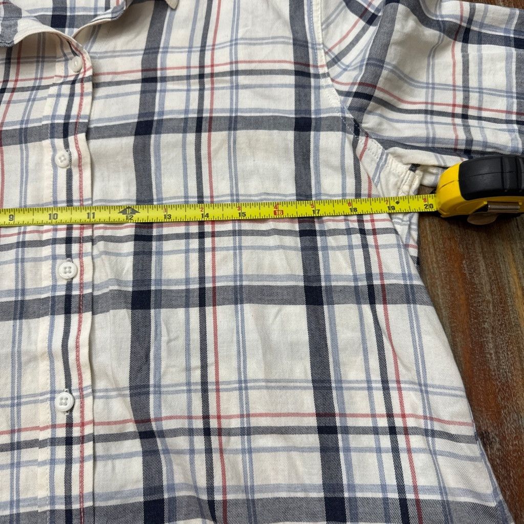 Marine Layer Marine Layer Plaid Button Down Large White Blue Red Size L / US 10 / IT 46 - 9 Thumbnail