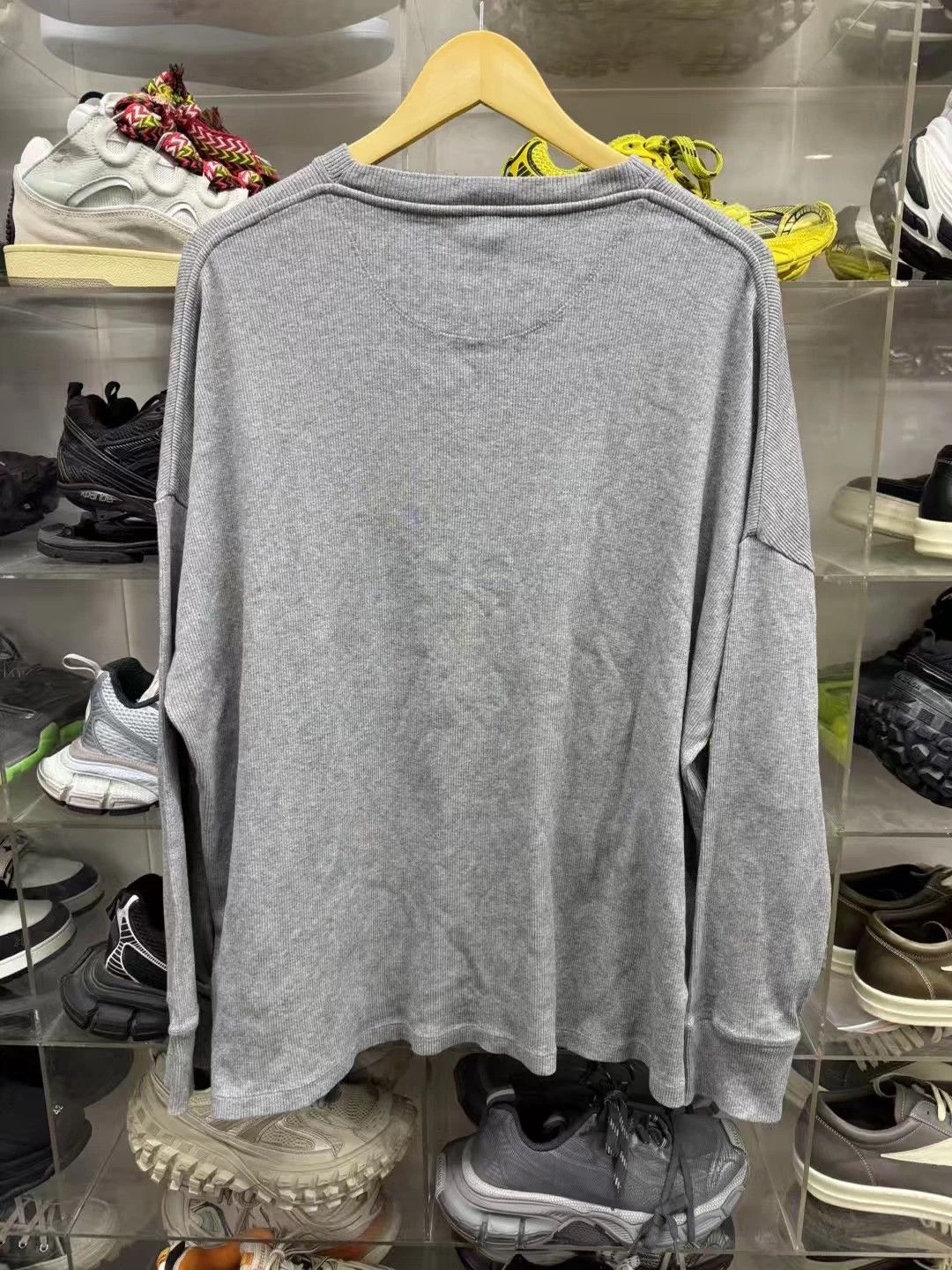 Loewe Loewe Men's Logo Longsleeve Tee Mint Size US M / EU 48-50 / 2 - 2 Thumbnail