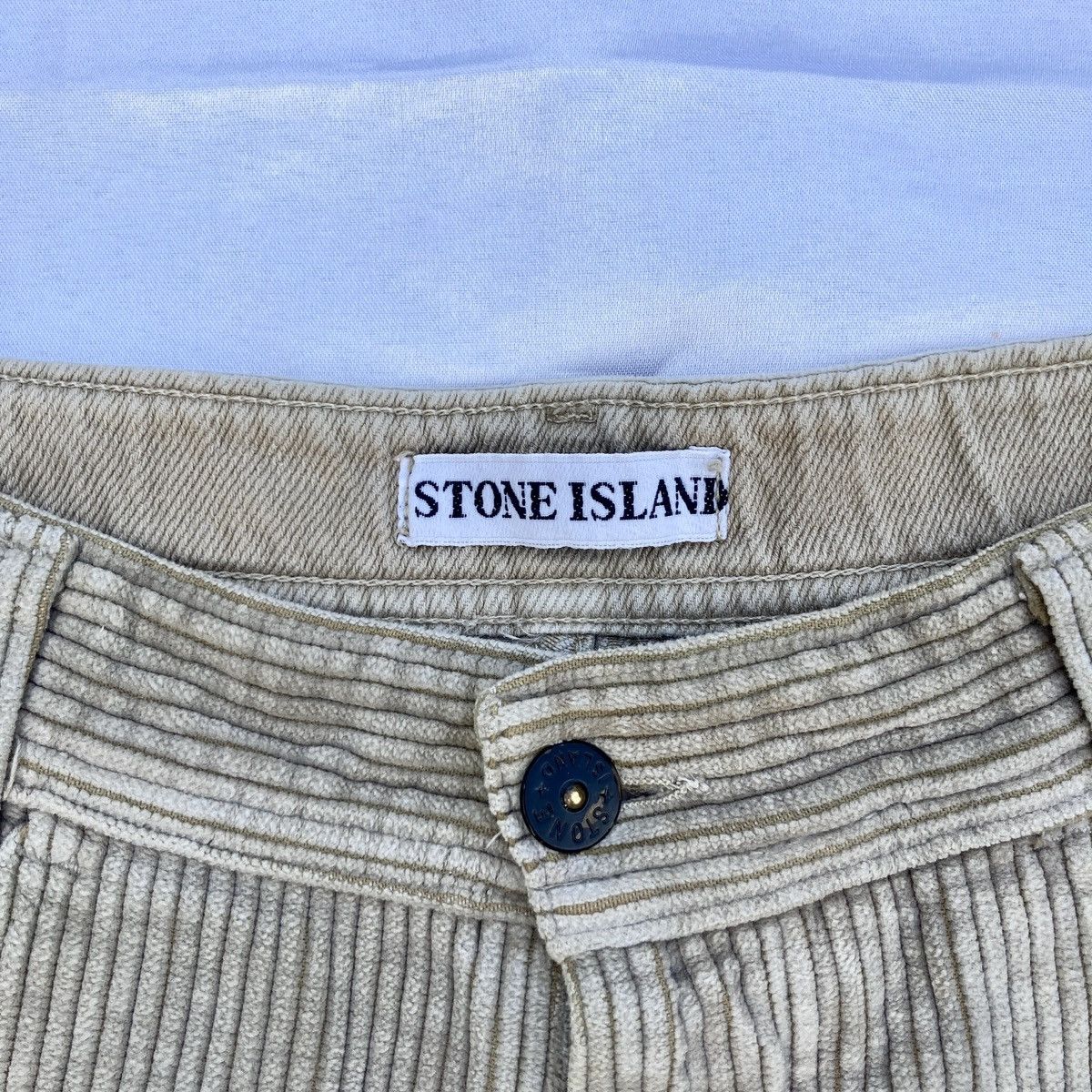 C.P. Company × Stone Island Vintage 90s Stone Island Marina Corduroy Pants Size US 32 / EU 48 - 7 Thumbnail