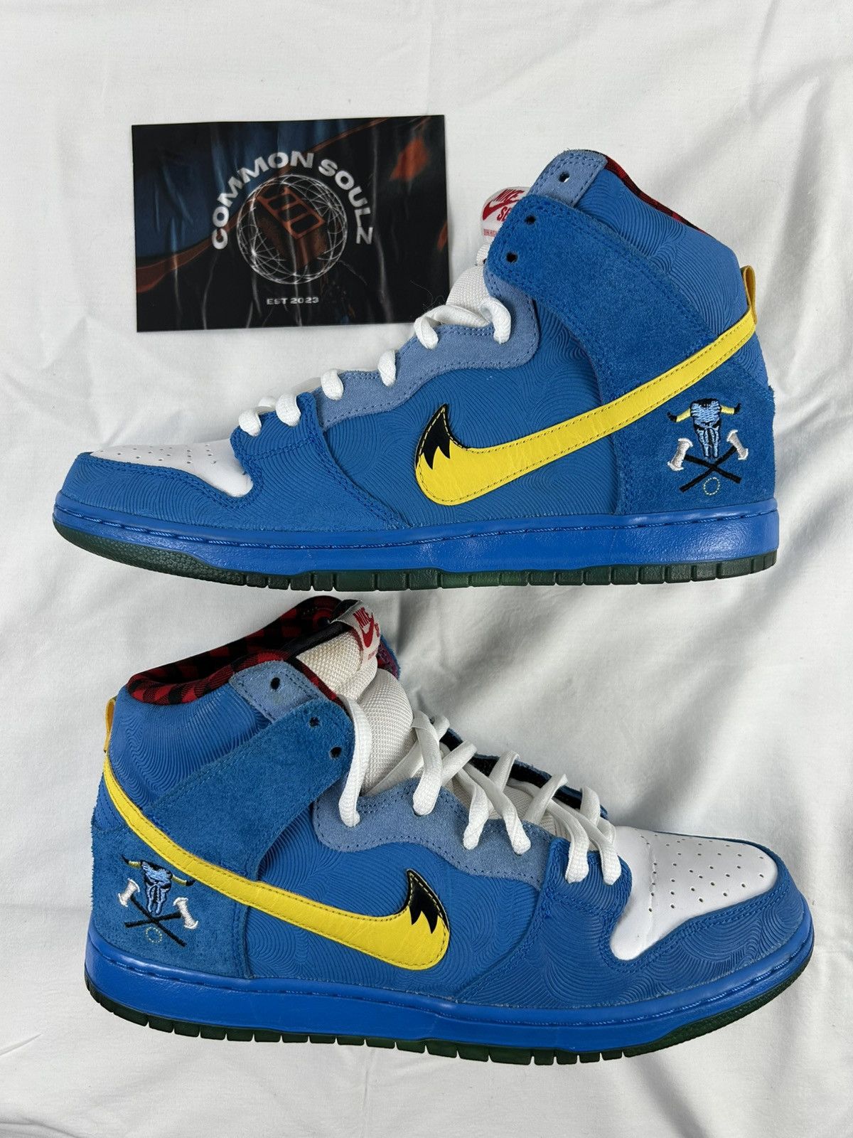 Nike Nike SB Dunk High Familia Blue Ox 2015 313171-471 11M Size US 11 / EU 44 - 1 Thumbnail