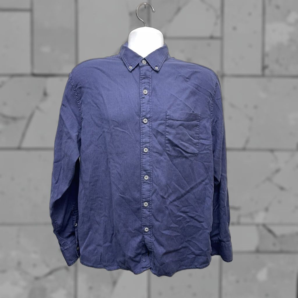 Tommy Bahama Tommy Bahama Button-Up Shirt Mens M Dark Blue Long Sleeve Button-Down Shirt Size US M / EU 48-50 / 2 - 1 Thumbnail