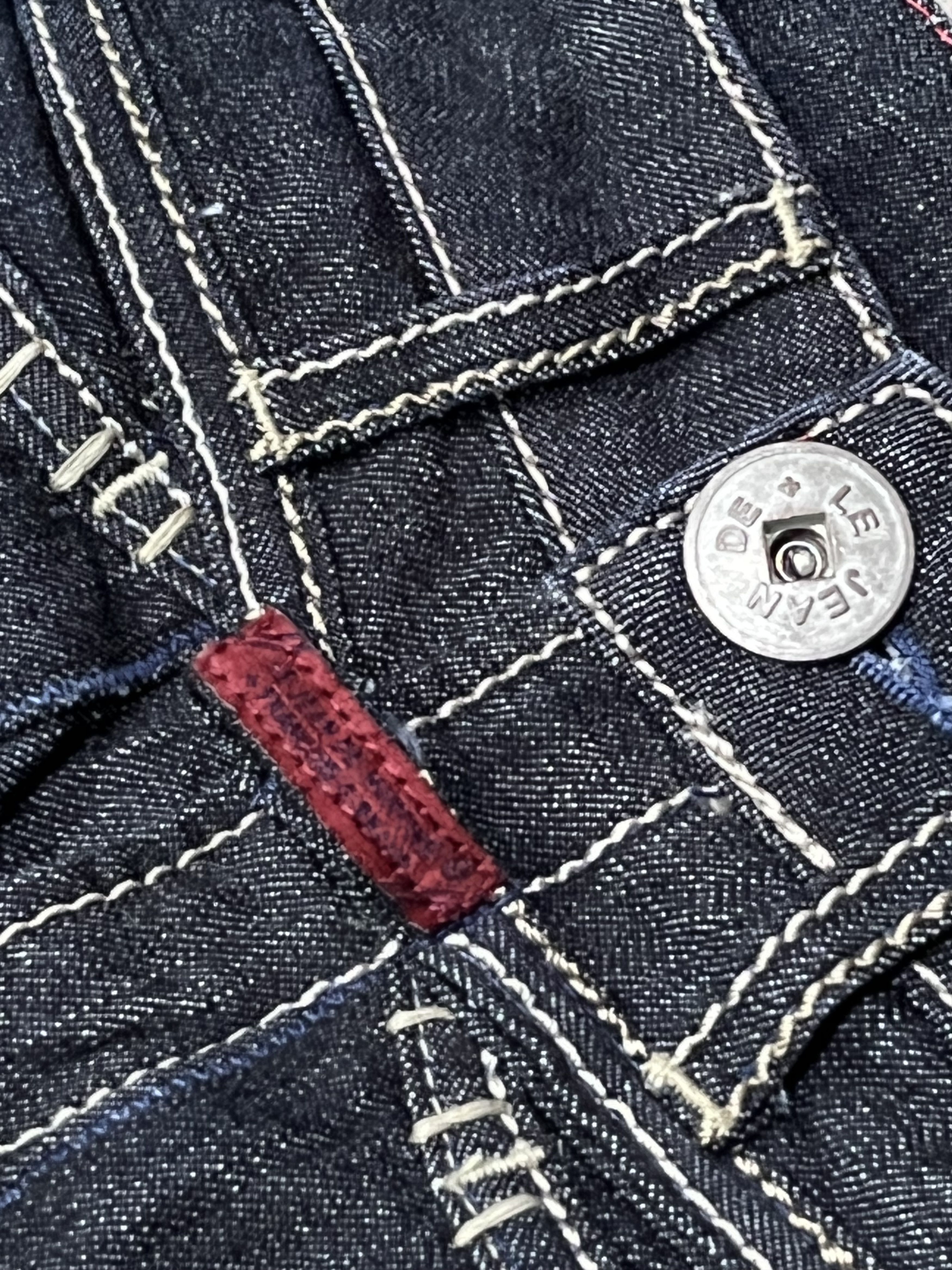 Marithe + Francois Girbaud × Vintage 🔥Vintage MARITHE FRANCOIS GIRBAUD Buttons Leg Straight Fit Size 28" / US 6 / IT 42 - 12 Thumbnail