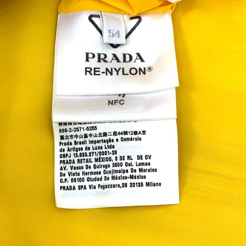 Prada Prada Yellow logo letter hooded zipper jacket 2501-Nextarro Size US L / EU 52-54 / 3 - 7 Thumbnail