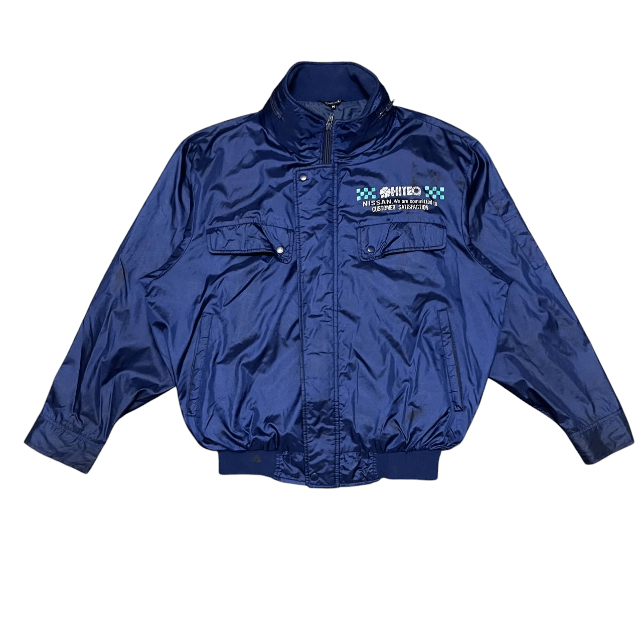 Nissan Vintage Nissan Big Logo Racing Jacket Size US M / EU 48-50 / 2 - 3 Thumbnail