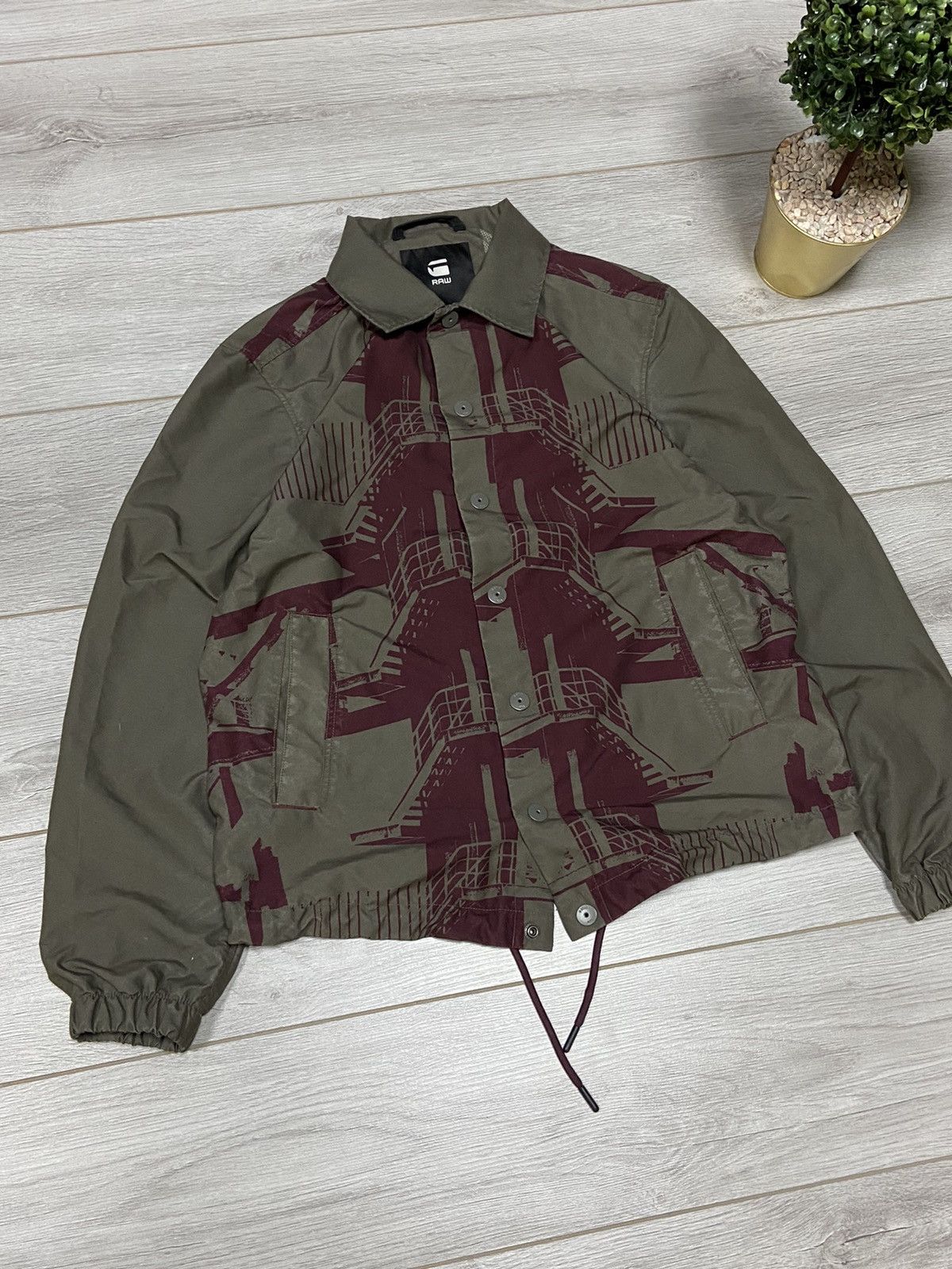 G-Star G star raw stairs avant-garde over print coach jacket Size US S / EU 44-46 / 1 - 3 Thumbnail