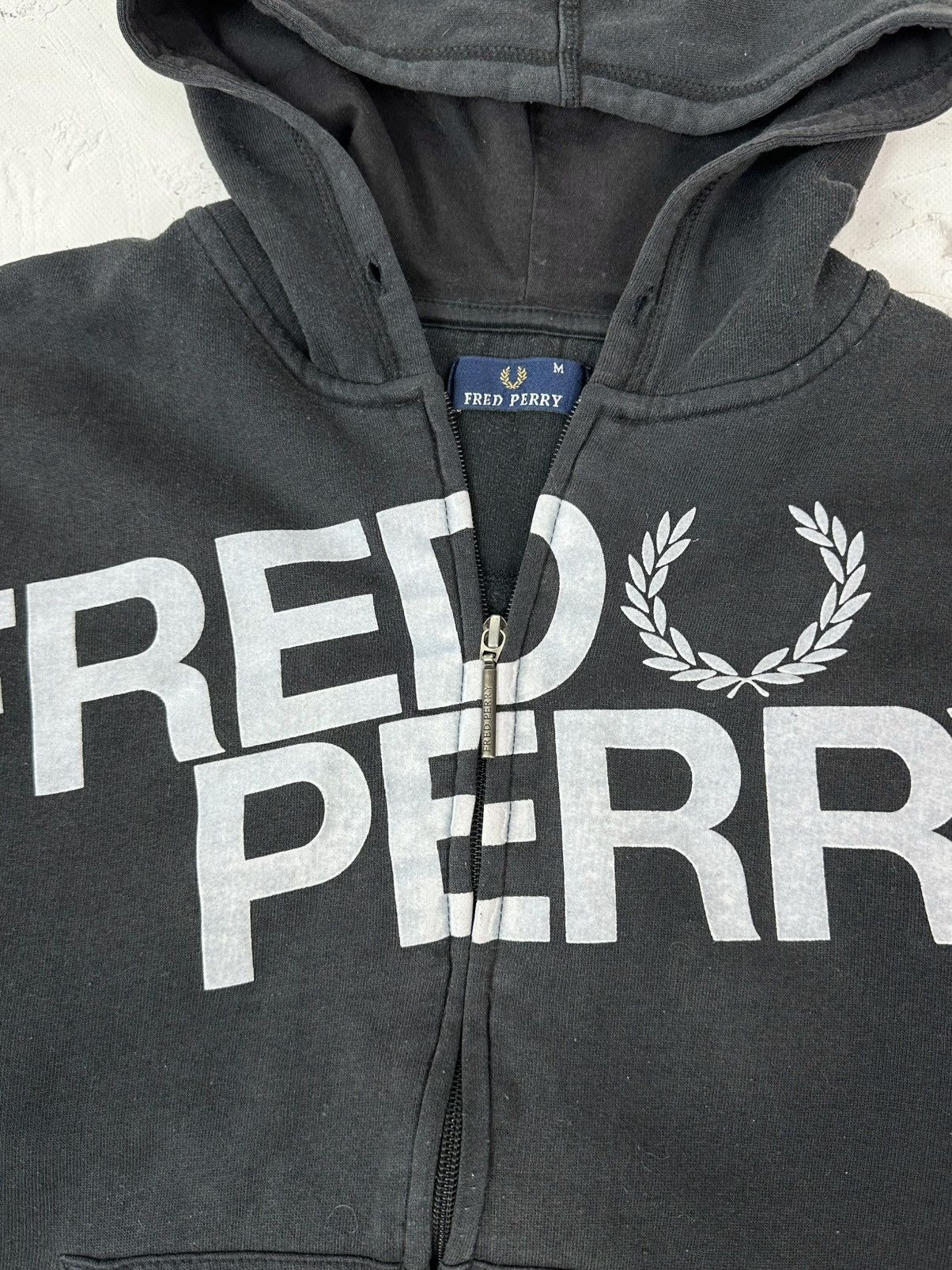 Fred Perry Vintage Fred Perry Full Zip Logo Hoodie Size US M / EU 48-50 / 2 - 3 Thumbnail
