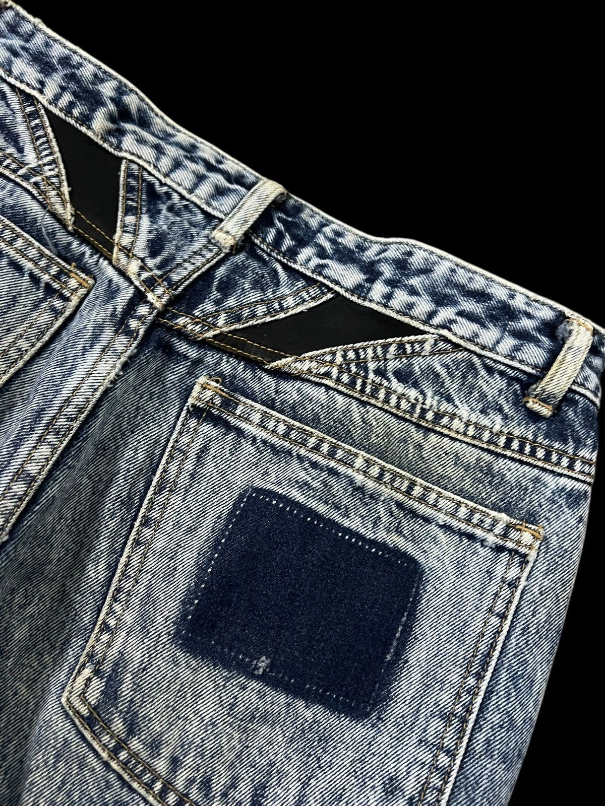 If Six Was Nine Vintage 80’s Edwin United Kingdom Acid Wash Carrot Pattern Size US 29 - 15 Thumbnail