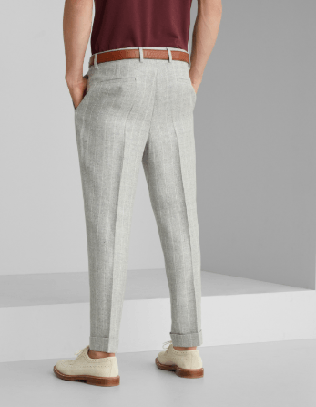 Brunello Cucinelli o1la1rc1a0425 Pants in Grey Size US 36 / EU 52 - 2 Thumbnail
