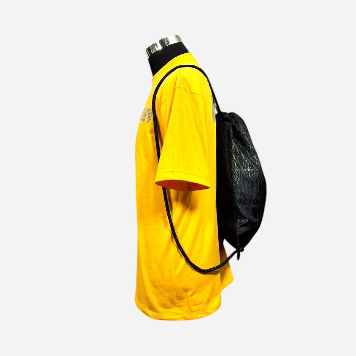 Jordan Brand Jordan Jump Man Black Pattern Padded Drawstring Gym Bag Size ONE SIZE - 7 Thumbnail