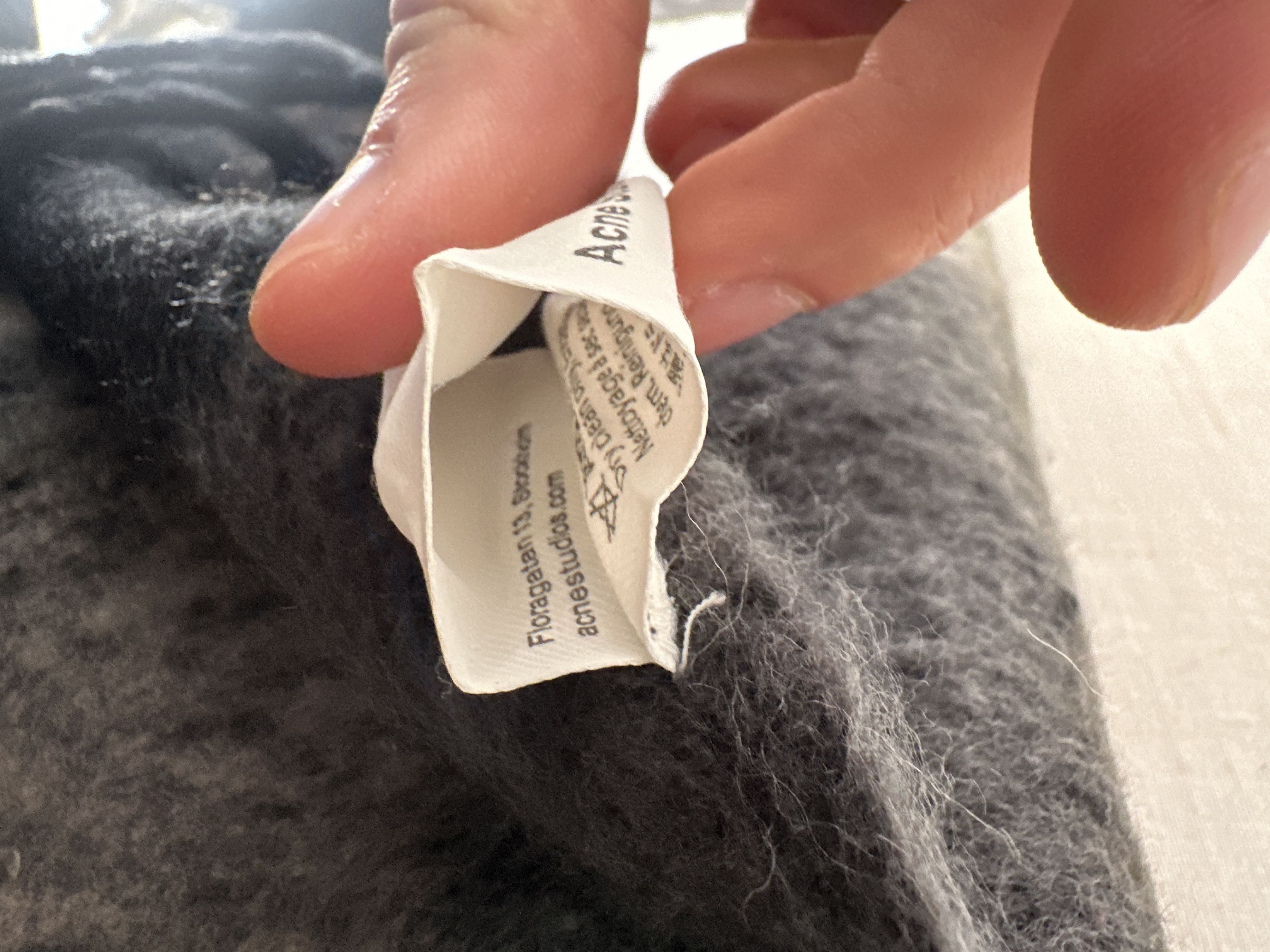Acne Studios Acne Studios Wool Blend Check Scarf Gray Large 250x 35 cm Size ONE SIZE - 13 Thumbnail