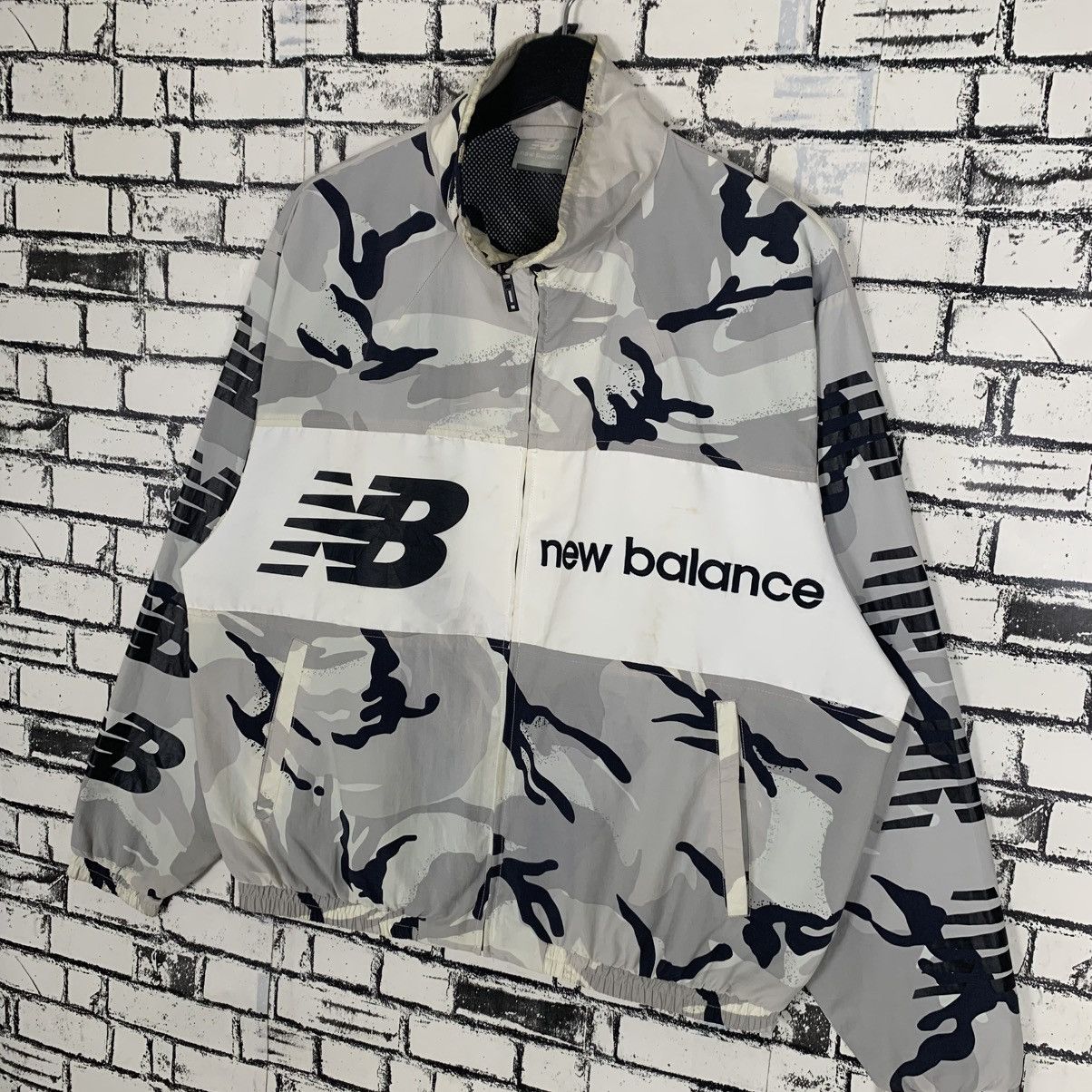 Designer × New Balance × Vintage New Balance Camouflaged Jacket Size US S / EU 44-46 / 1 - 2 Thumbnail