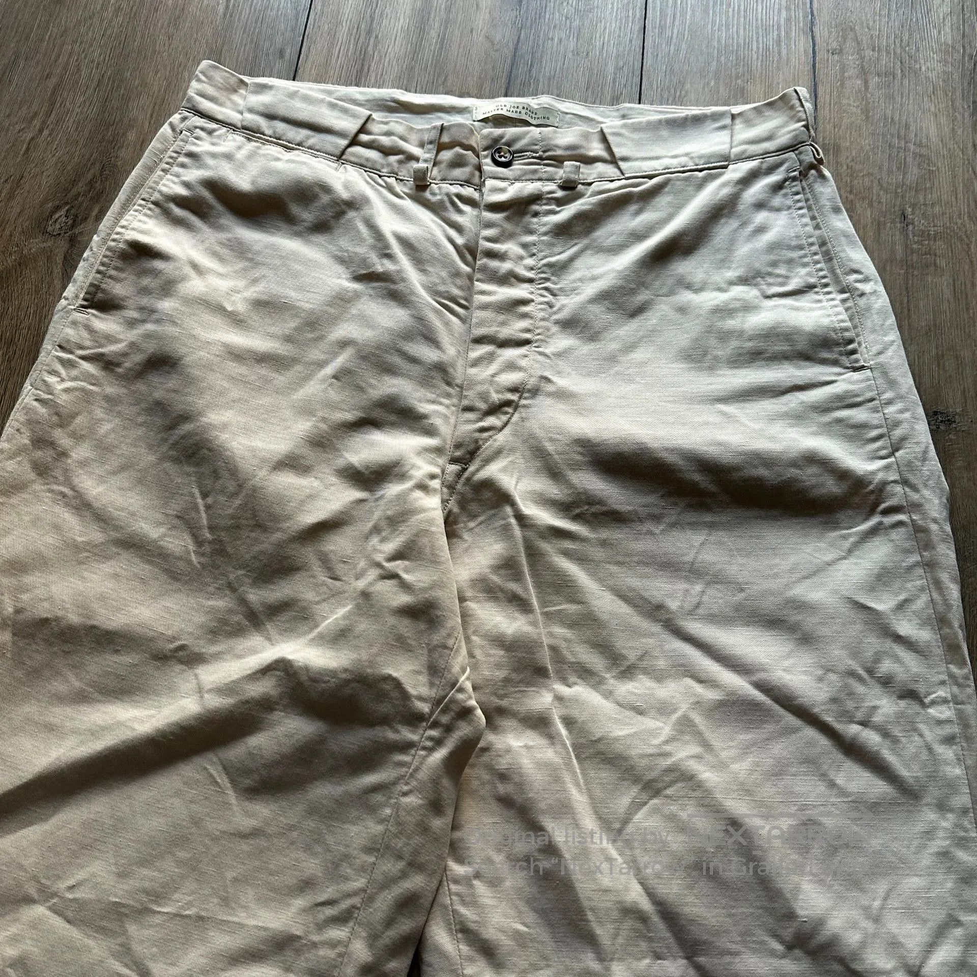 Old Joe OLD JOE Cotton Linen White Pants. Size US 34 / EU 50 - 3 Thumbnail