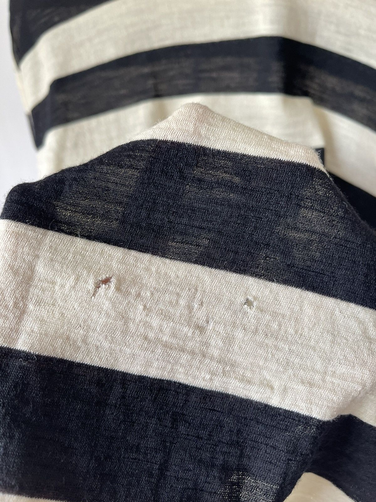 Jun Takahashi A/W1997 Undercover Jun Takahashi Stripe Wool Long Sleeve A1 Size US M / EU 48-50 / 2 - 8 Thumbnail