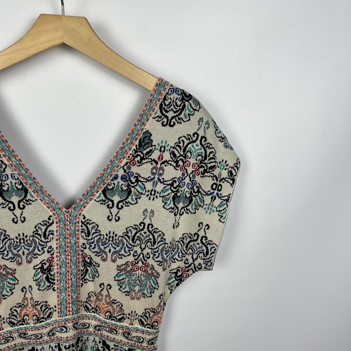 Other Ladies IVKO Boho Jacquard Dress Size M / US 6-8 / IT 42-44 - 4 Thumbnail